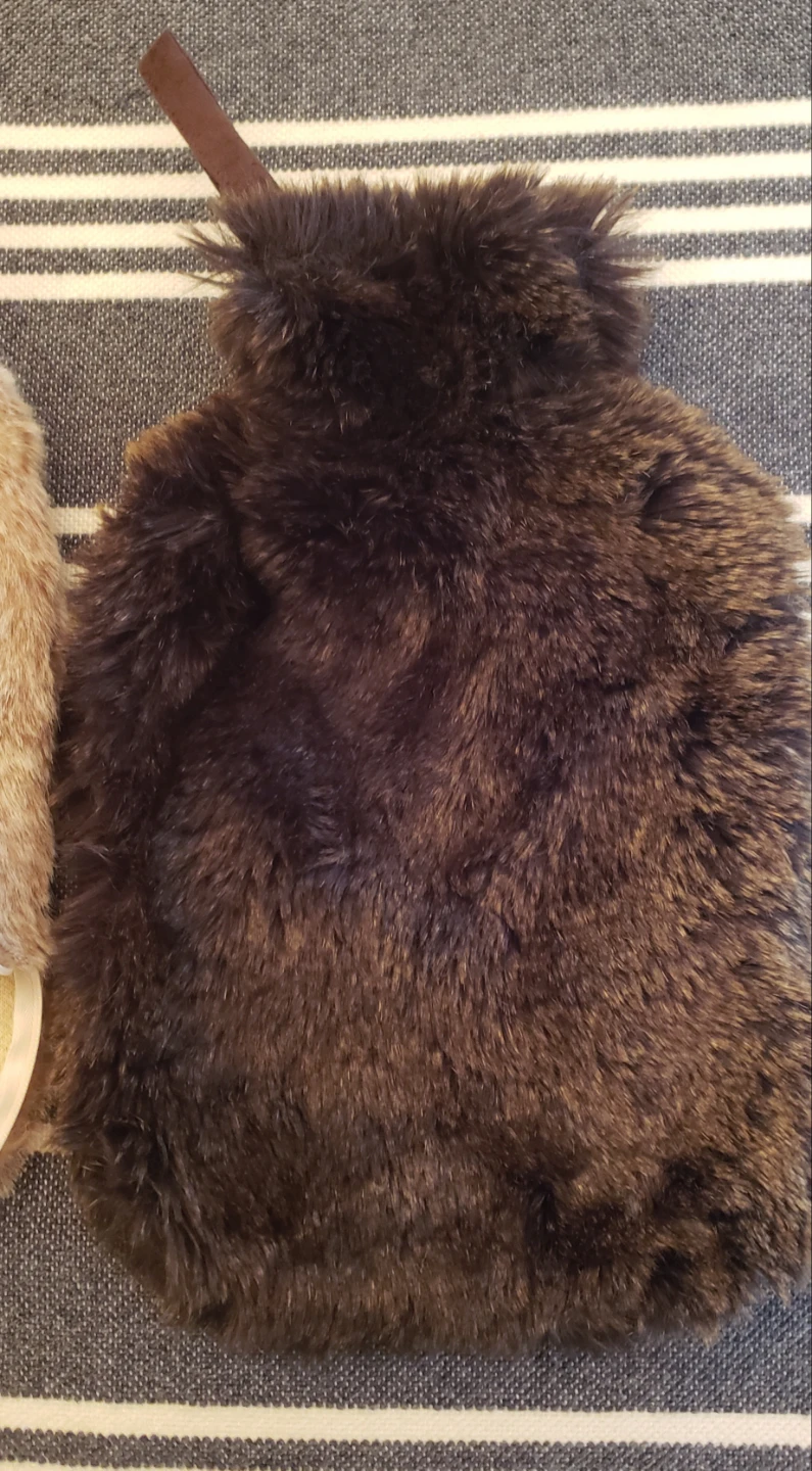 Restoration Hardware Luxe Faux Lynx Hot-Water-Bottle Covers - photo 4