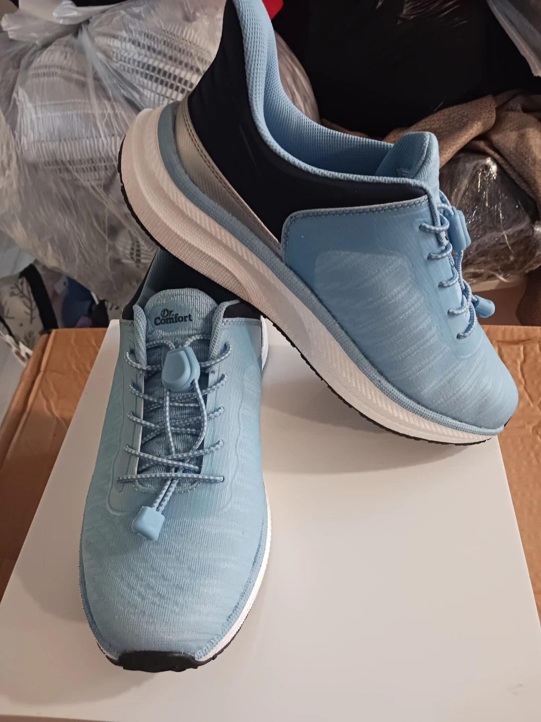 Dr. Comfort Light Blue Lace-Up Athletic Shoes Women's Size 9W - photo 5