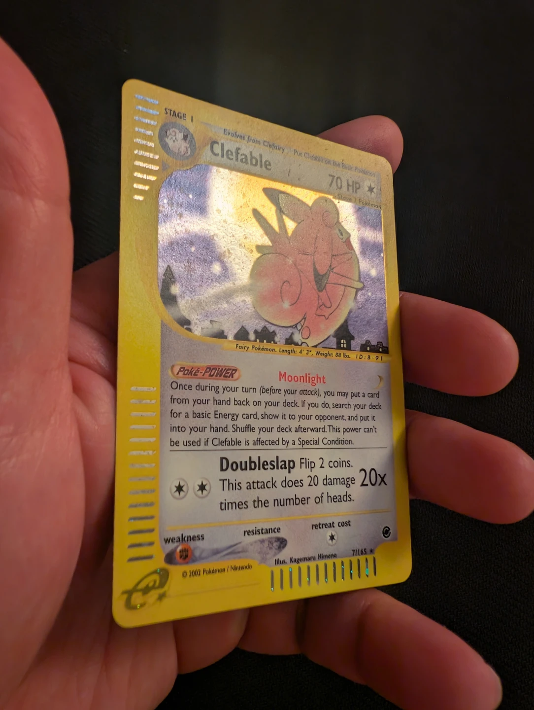 Clefable Expedition Holo Rare 7/165 - Pokemon - photo 3