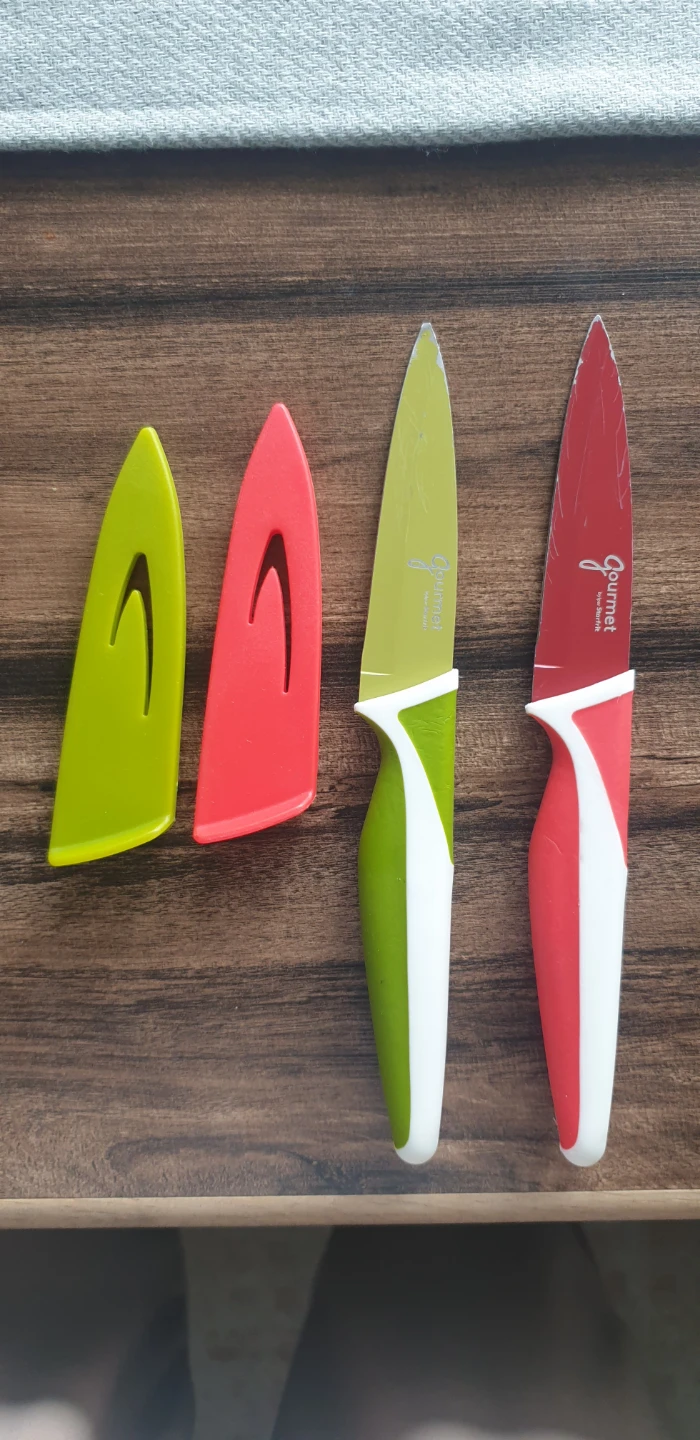 Gourmet Kitchen Knives with Sheaths (Set of 2) - photo 2