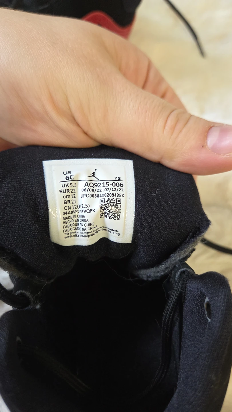 Toddler Air Jordan 11 Retro Low TD Black Red - photo 3