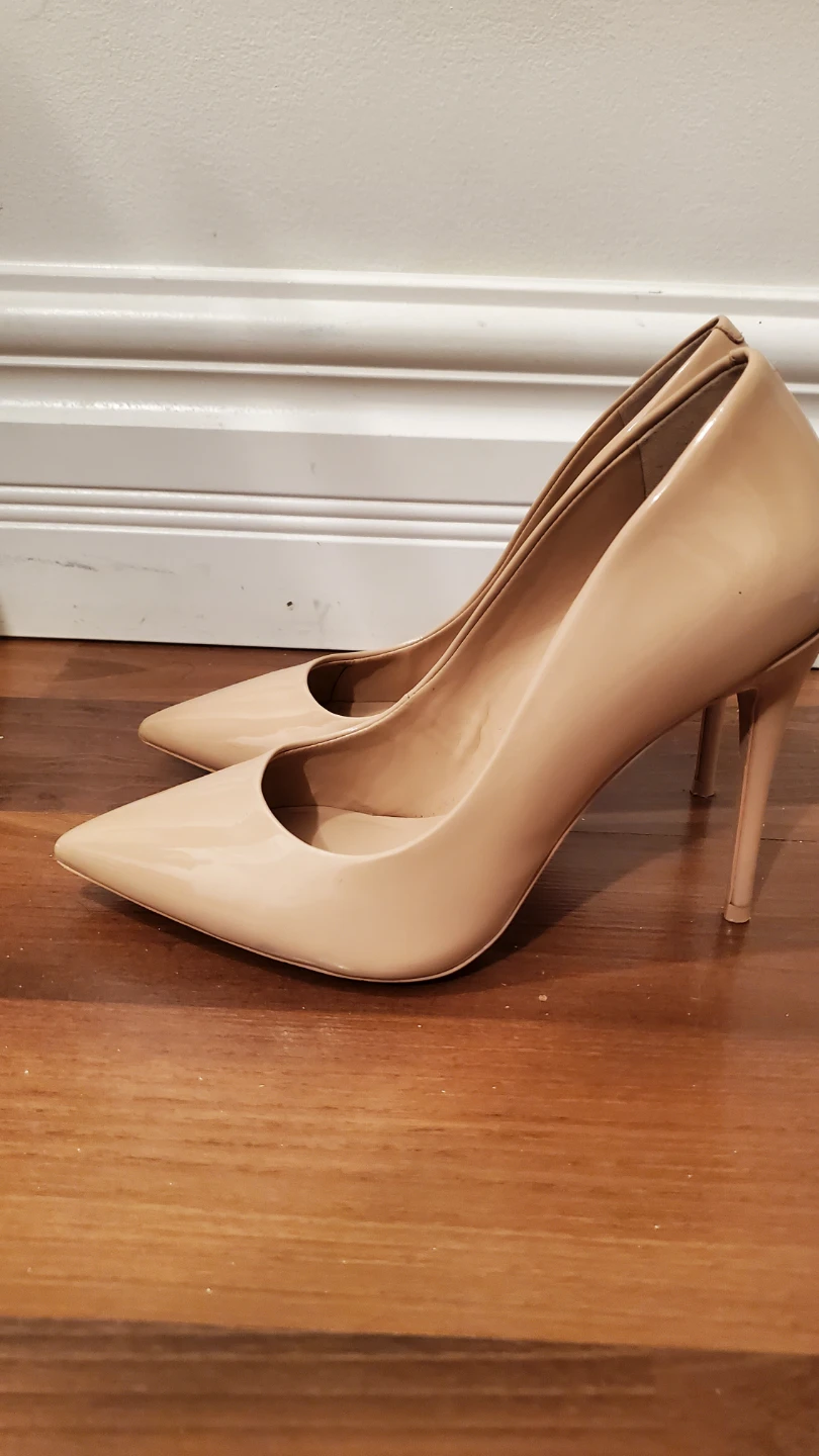 ALDO Women's Beige Patent Leather Stiletto Heels - photo 3