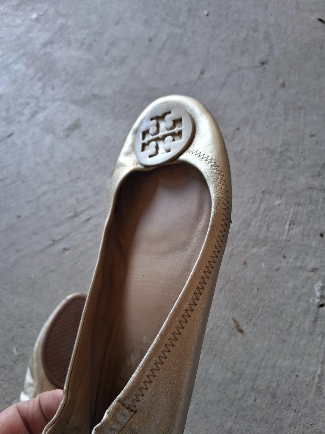 Tory Burch Women's Gold Ballet Flats - photo 3