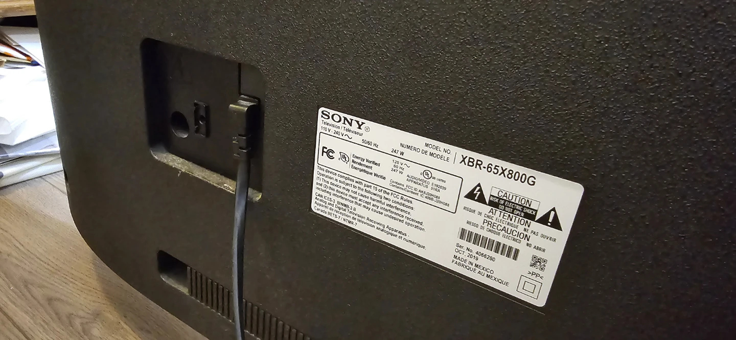 Sony 65" 4K TV - Mint Body Broken / For Parts or Repair - photo 5