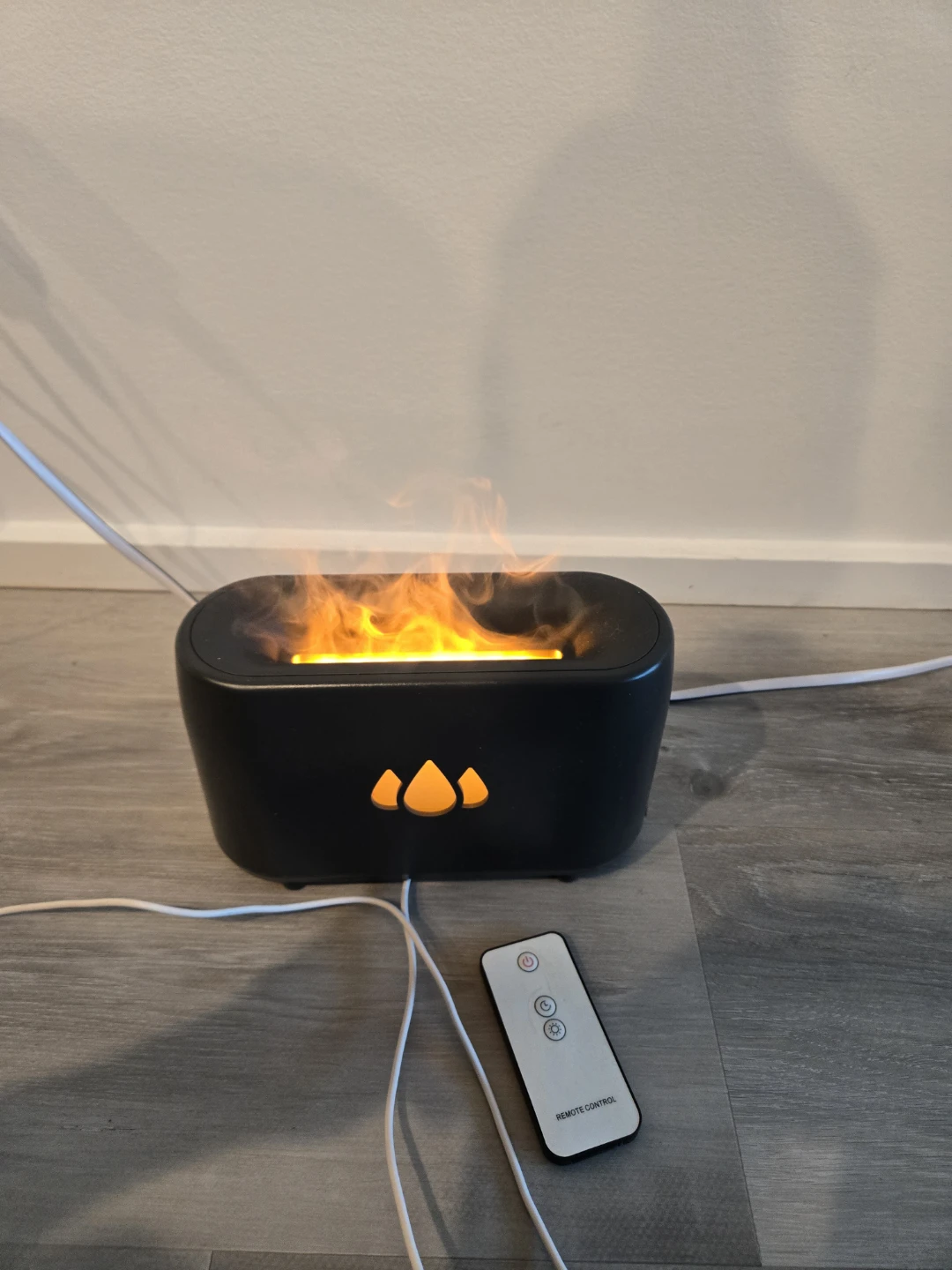 Electric Flame Diffuser with Remote Control