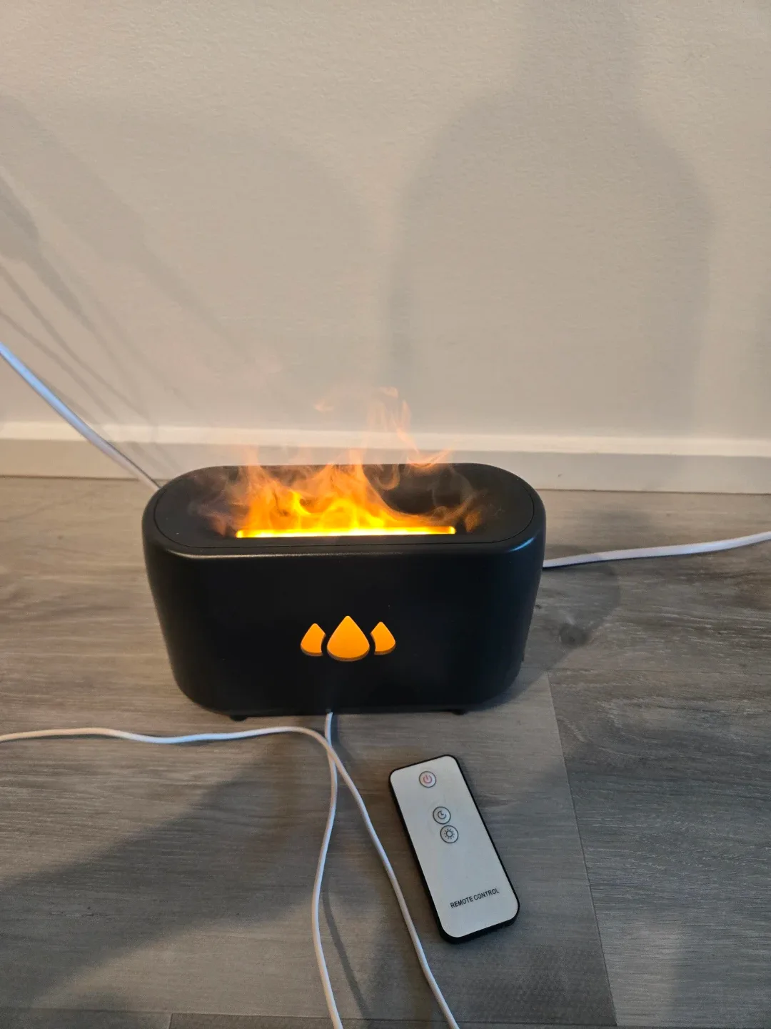 Electric Flame Diffuser with Remote Control