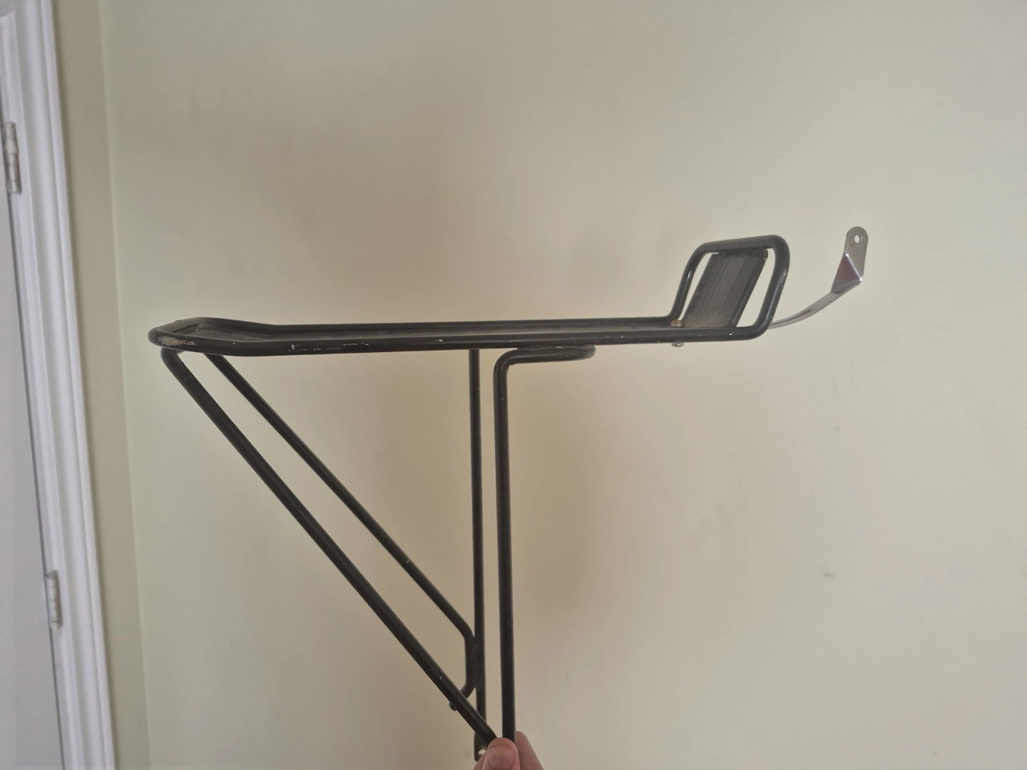 Used Black Rear Bicycle Cargo Rack - photo 2