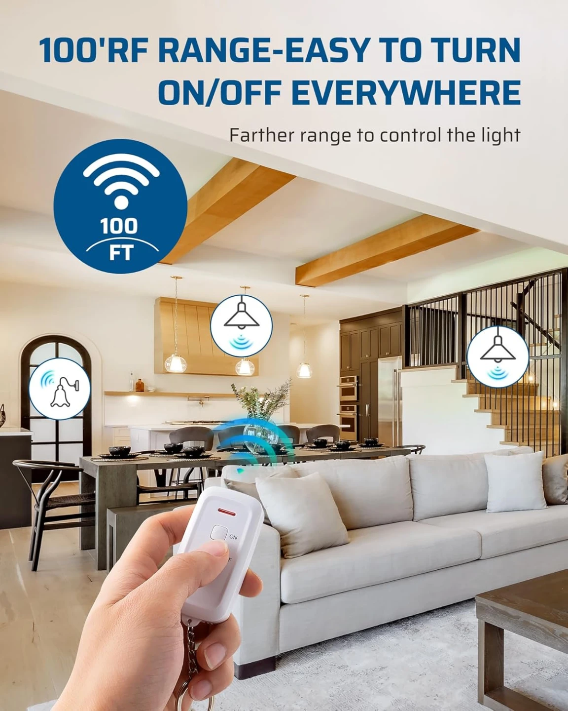 Remote Controlled Light Socket with Key Fob - photo 4