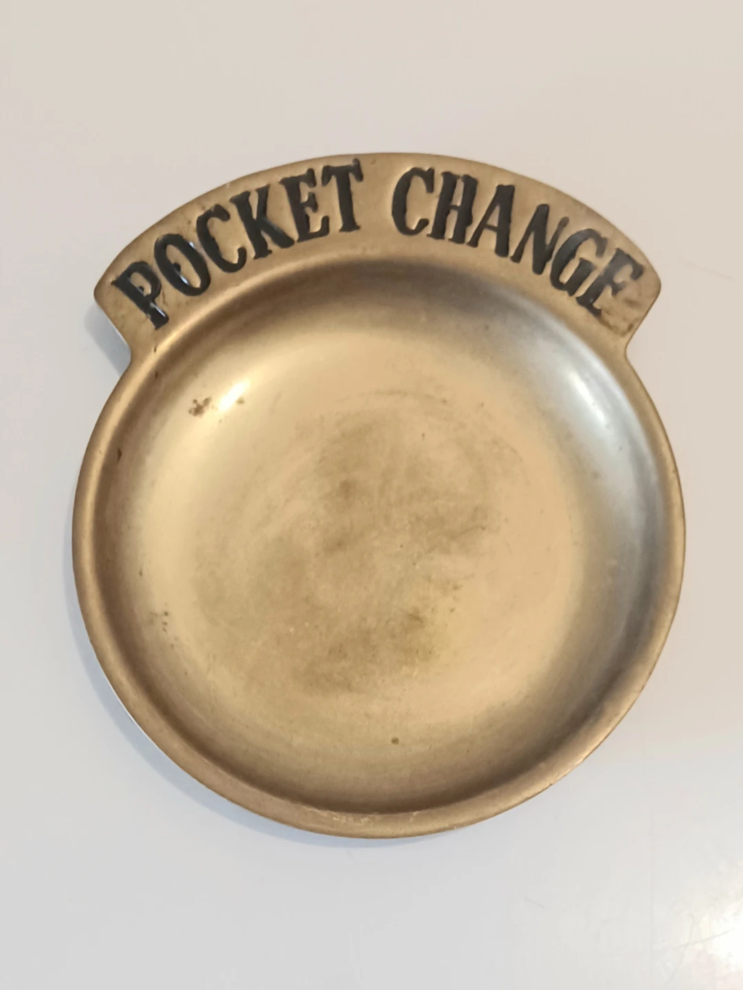 MCM Solid Brass Pocket Change Tray