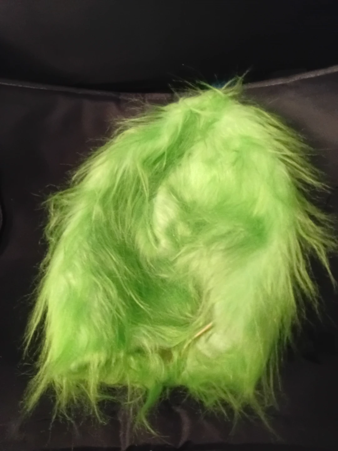 NEW!   The Grinch Halloween Mask with Green Fur - photo 4