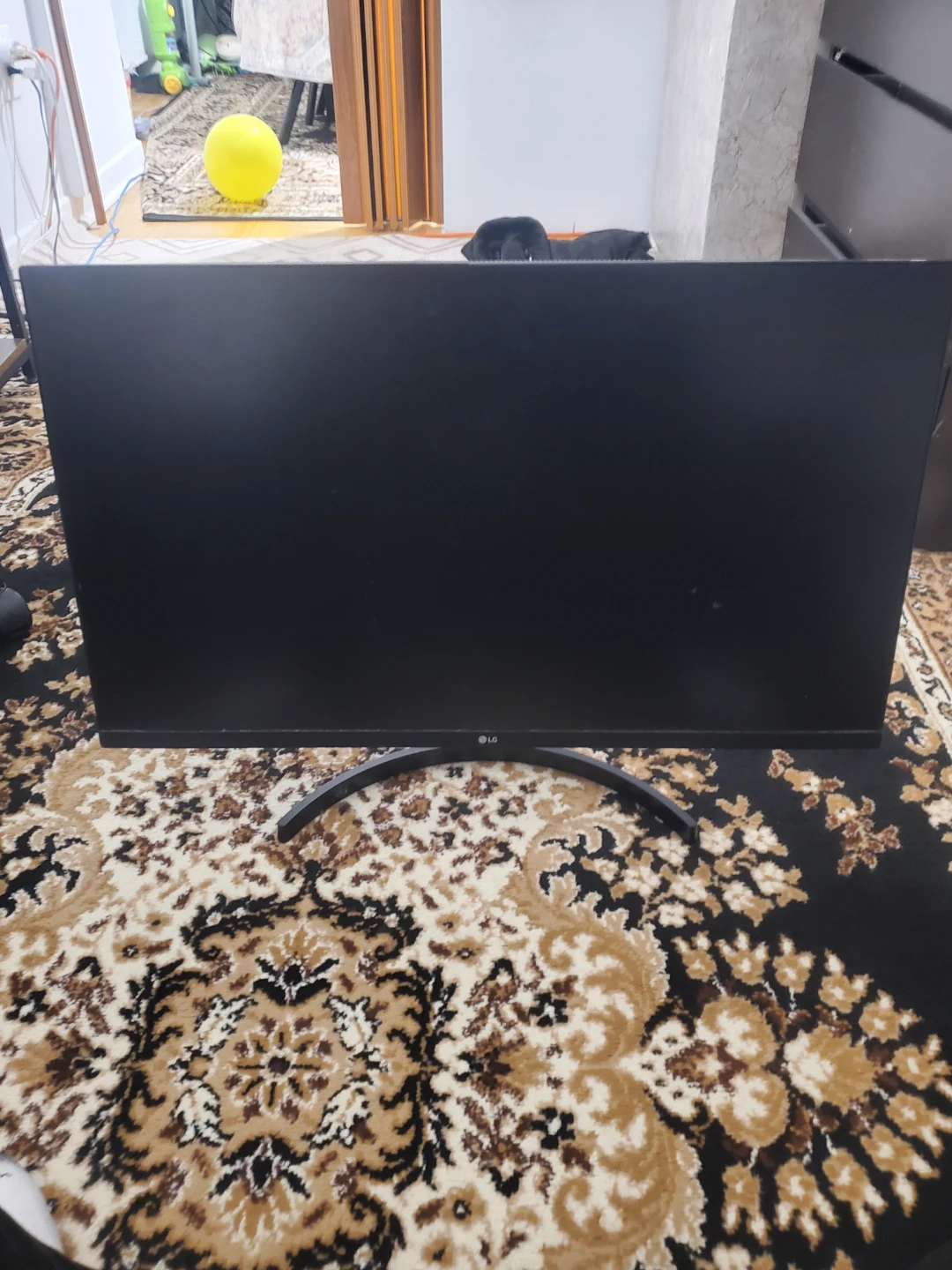 LG gaming Monitor with Stand and Power Adapter