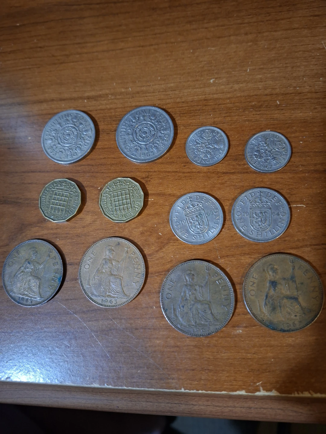 Collection of all 1960's UK Coins - Various Denominations
