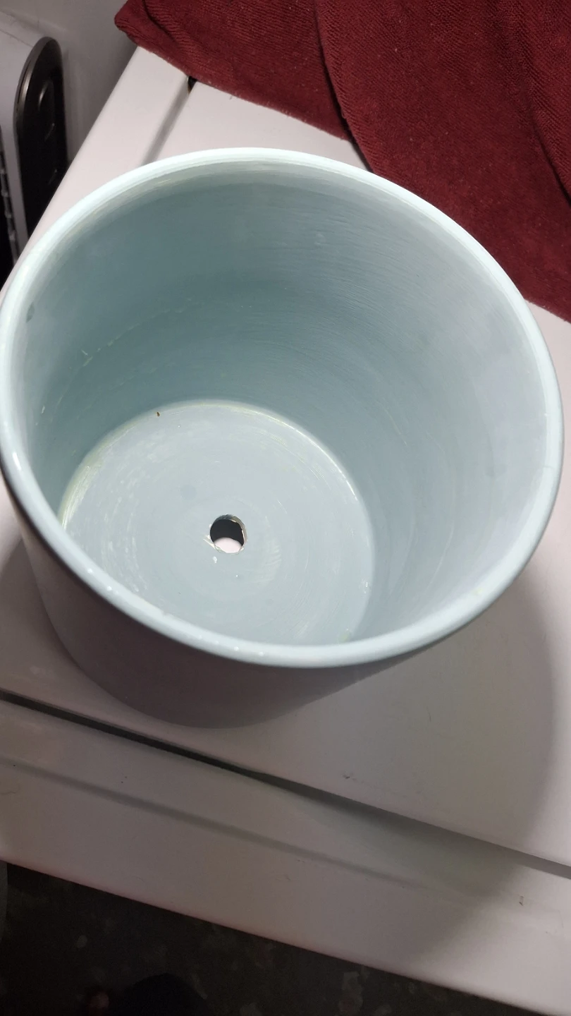 Light Blue Ceramic Planter 🪴🪴 - photo 3