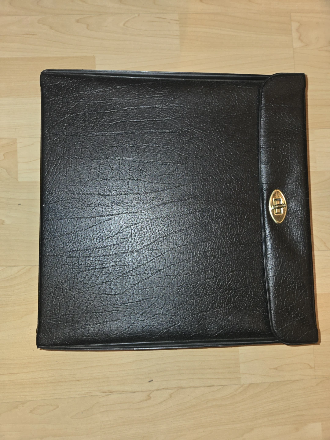 Vintage phonograph record case. - photo 2