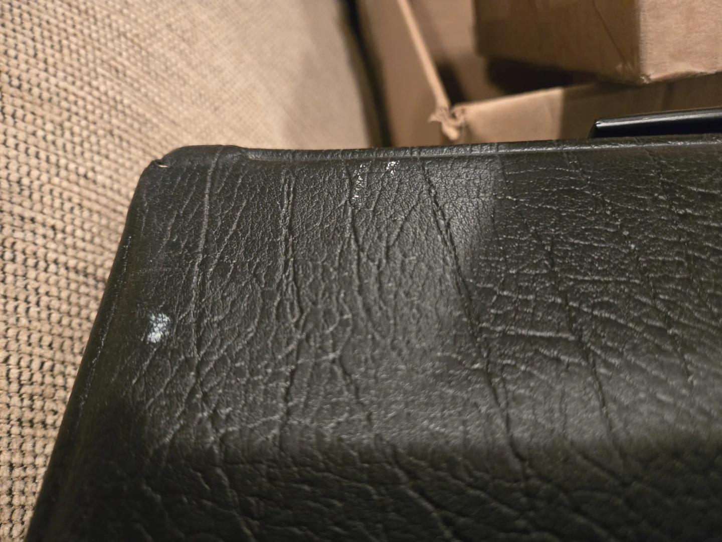 Vintage phonograph record case. - photo 4