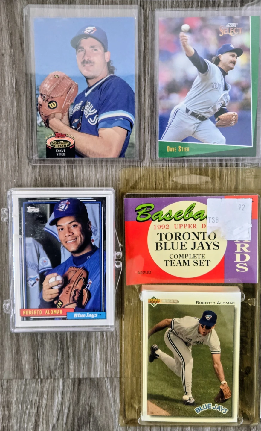 1980/90 NRMT-MT Tor. Blue Jays Cards & Alomar Beckett - photo 3