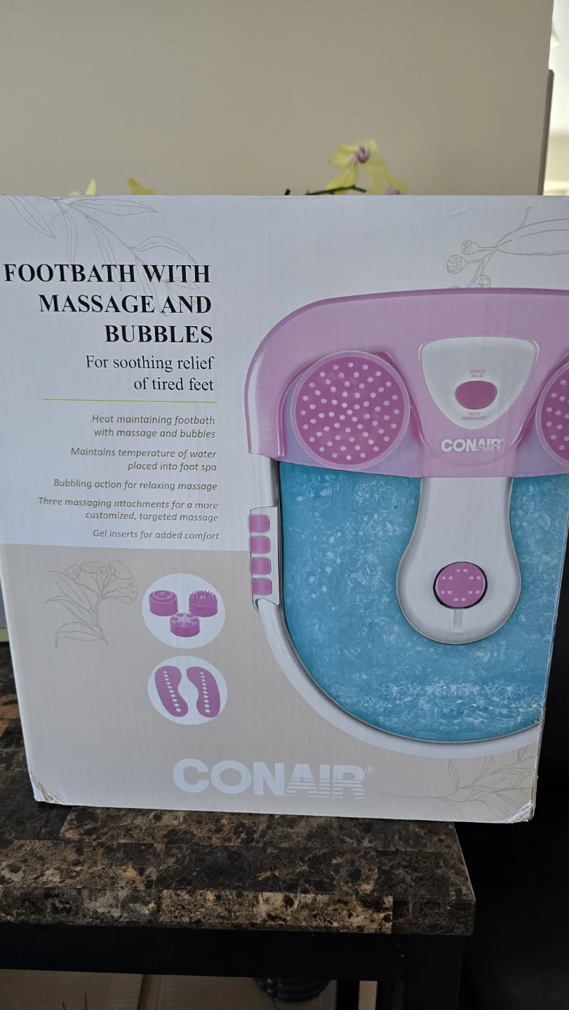 Conair Footbath with Massage and Bubbles