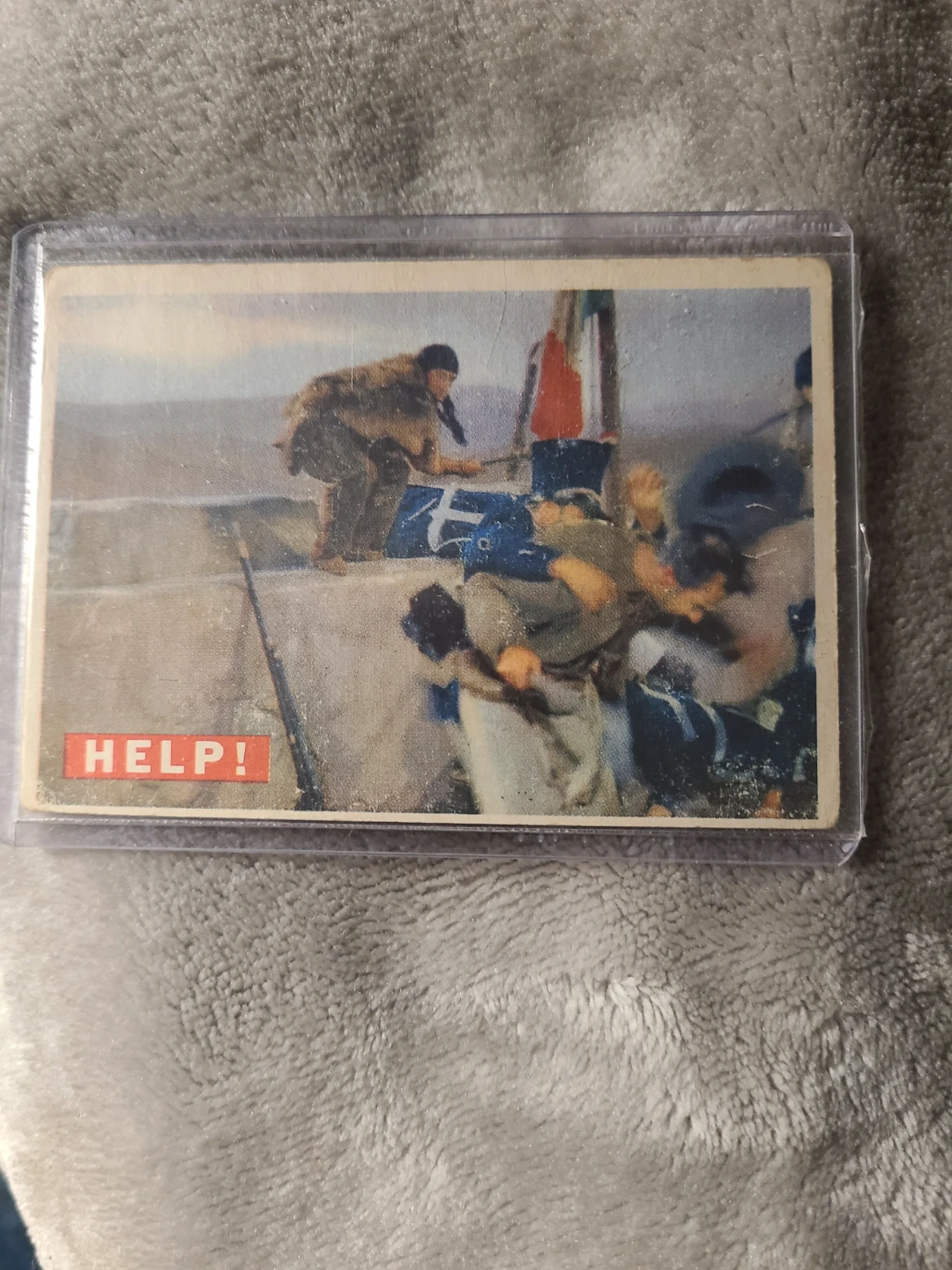 1956 Walt Disney's Davy Crockett"Help!" Trading Card