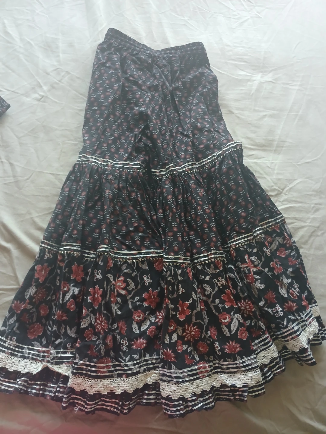 Orchid Bloom Three piece cotton Sharara dress - photo 4