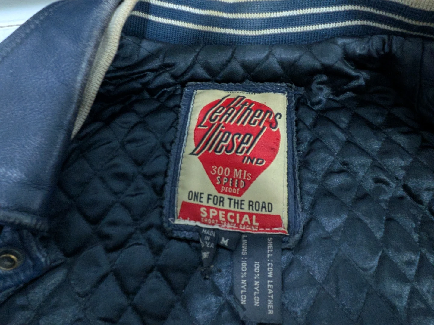 Vintage Diesel Leather Jacket rnens medium - photo 3