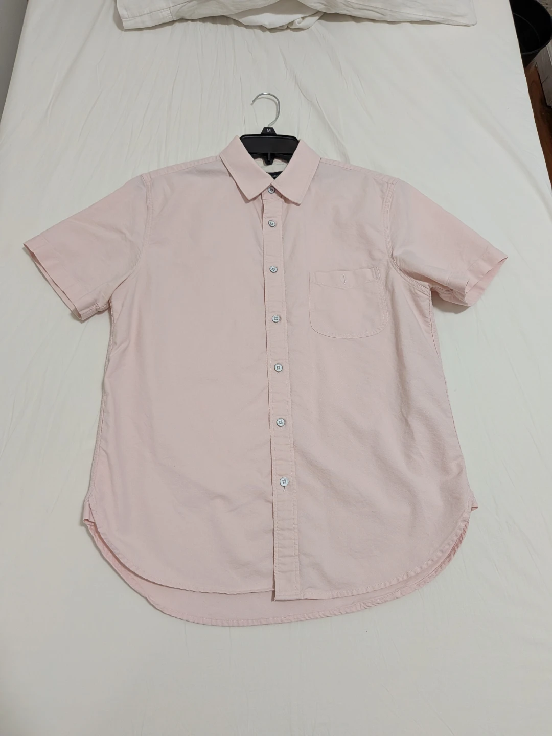 Rag & Bone Salmon Short Sleeve Button-Up Shirt
