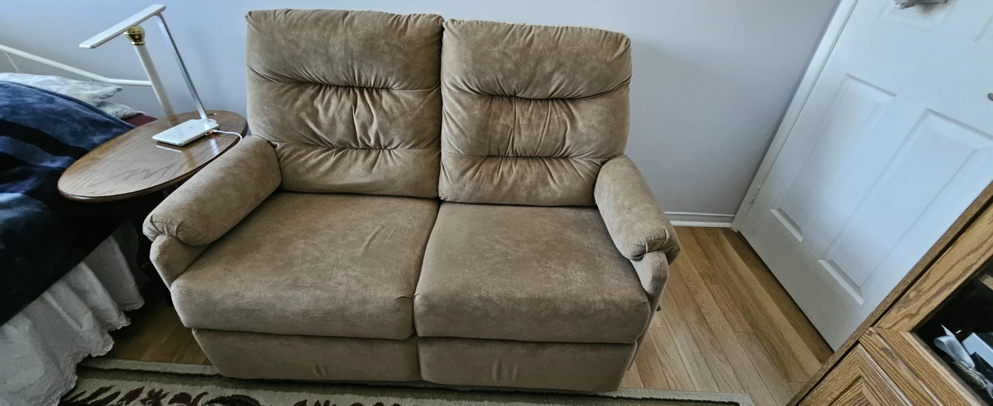 Camel Loveseat Recliner