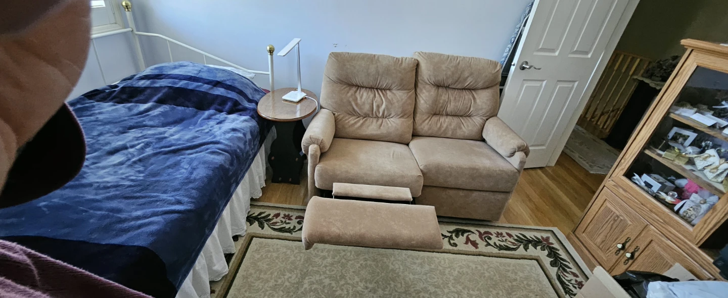 Camel Loveseat Recliner - photo 4