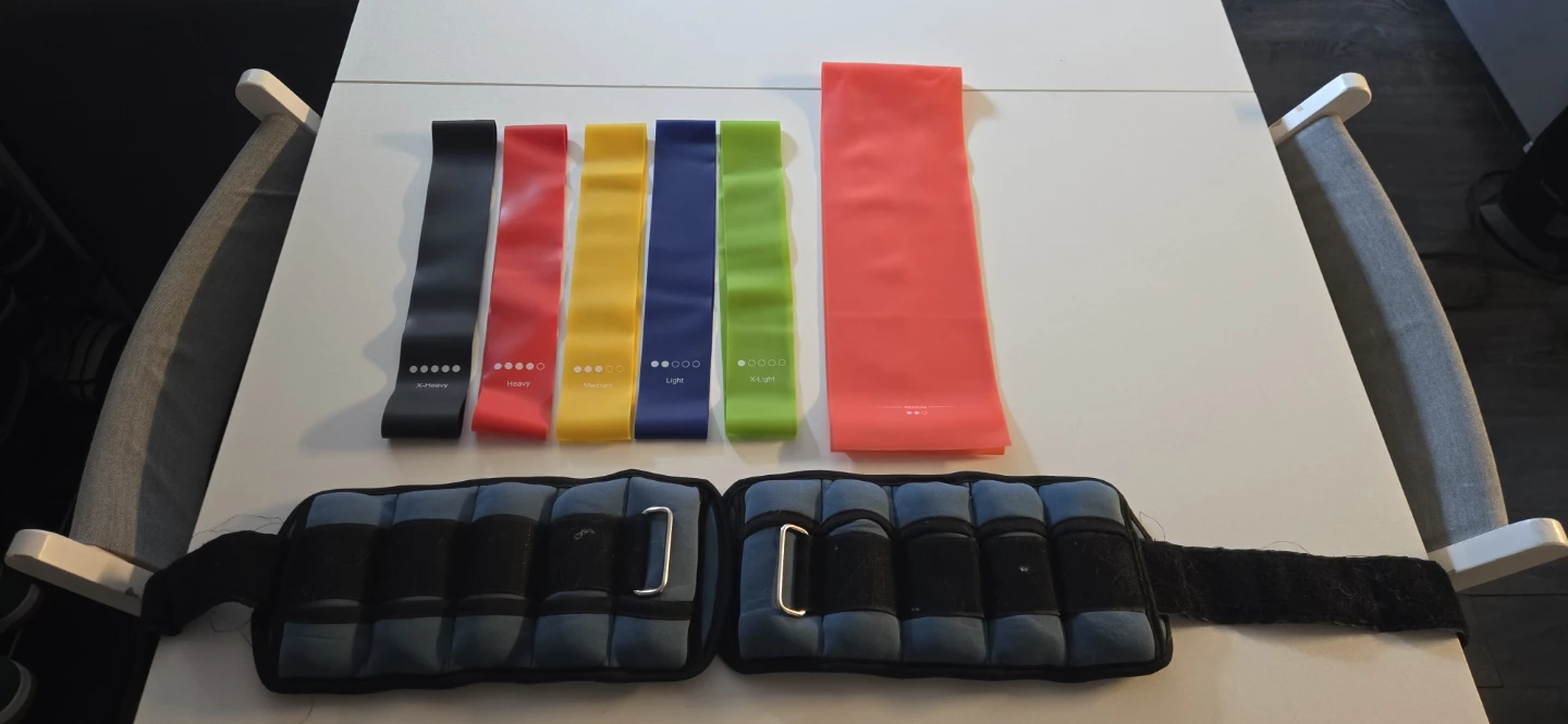 Dumbbell Set with Yoga Mat, Resistance Bands, and Ankle Weights - photo 4