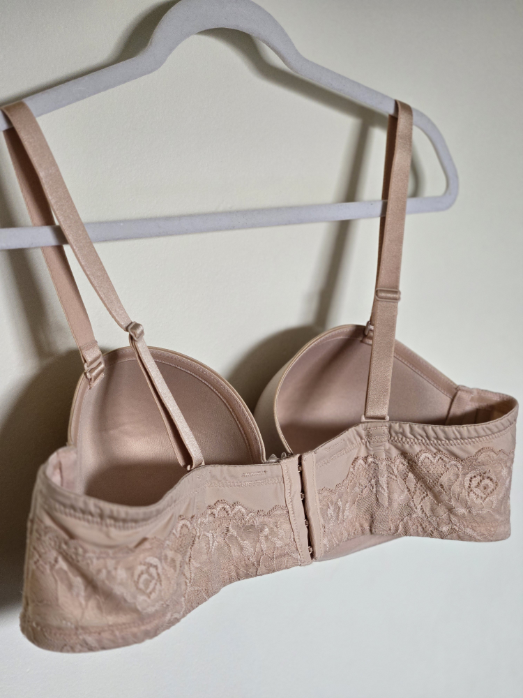 Torrid Curvy, Pushup Strapless Bra 40C in Nude - photo 3