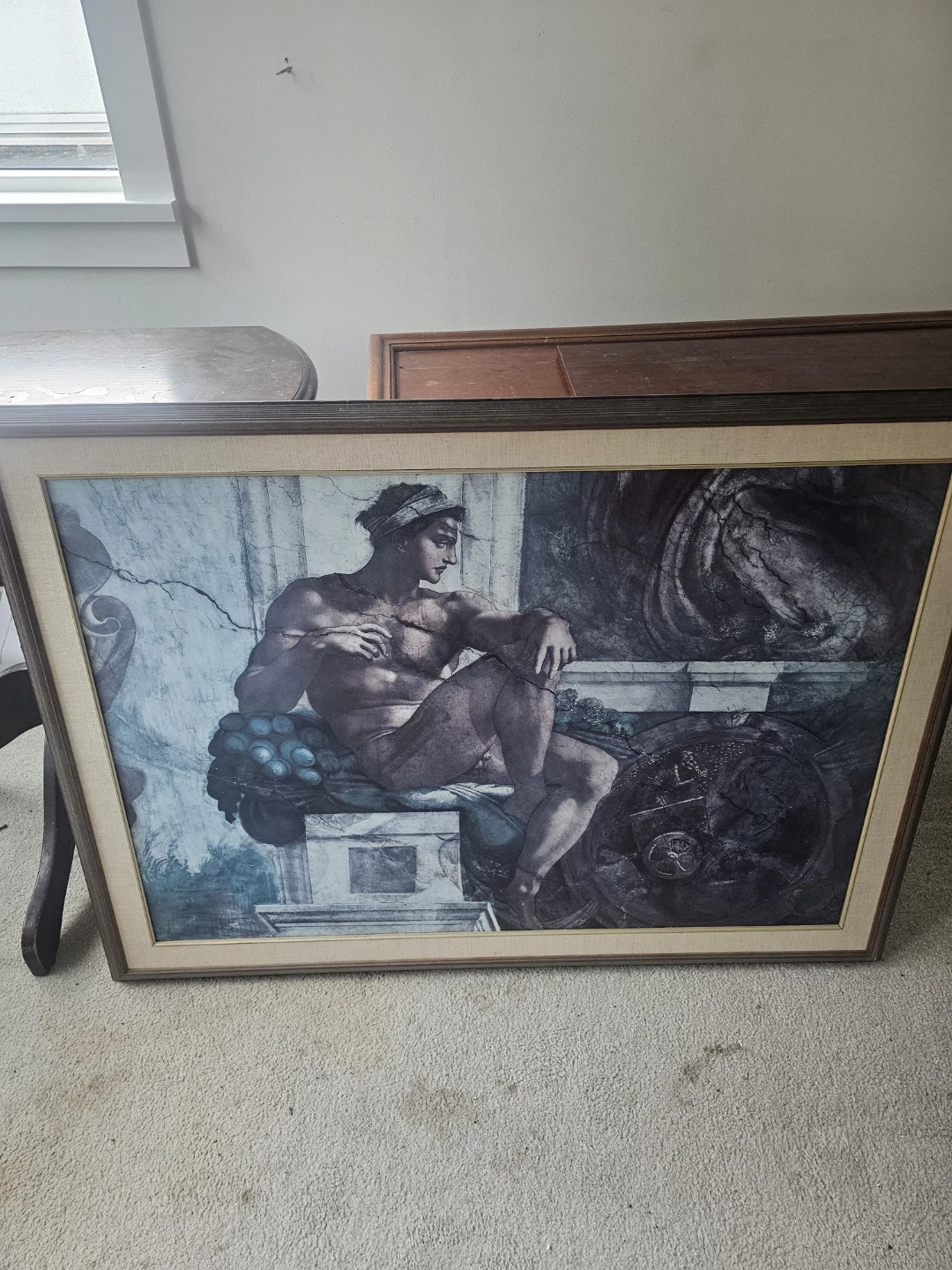 Framed Art Print of Classical Figure