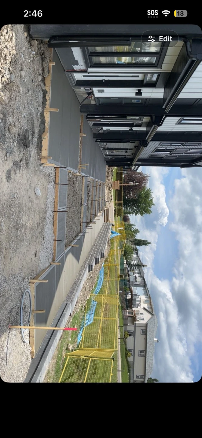 Concrete Sidewalk and Driveway