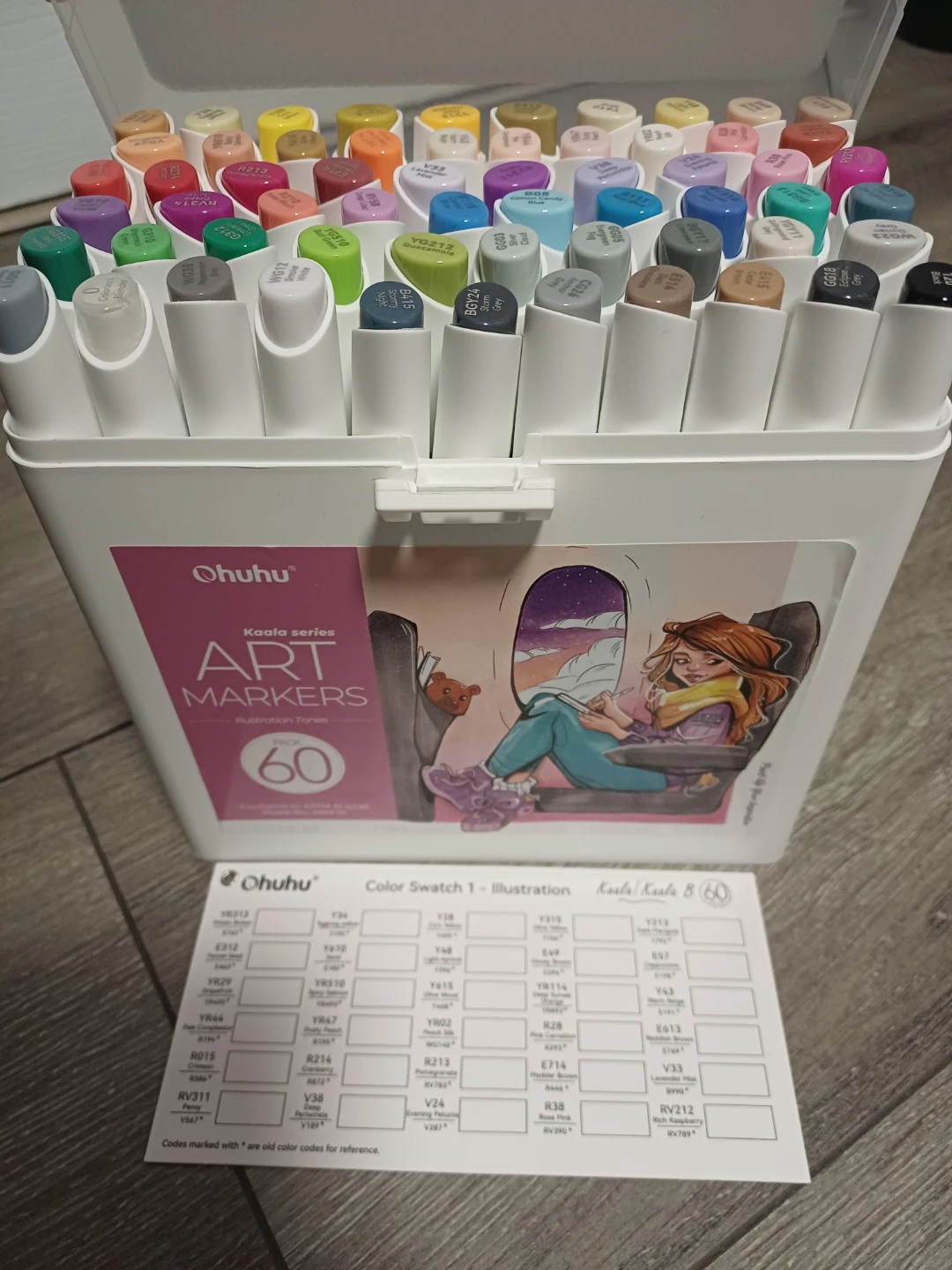 Ohuhu Kaala Series Art Markers - 60 Pack - Illustration Tones - photo 2