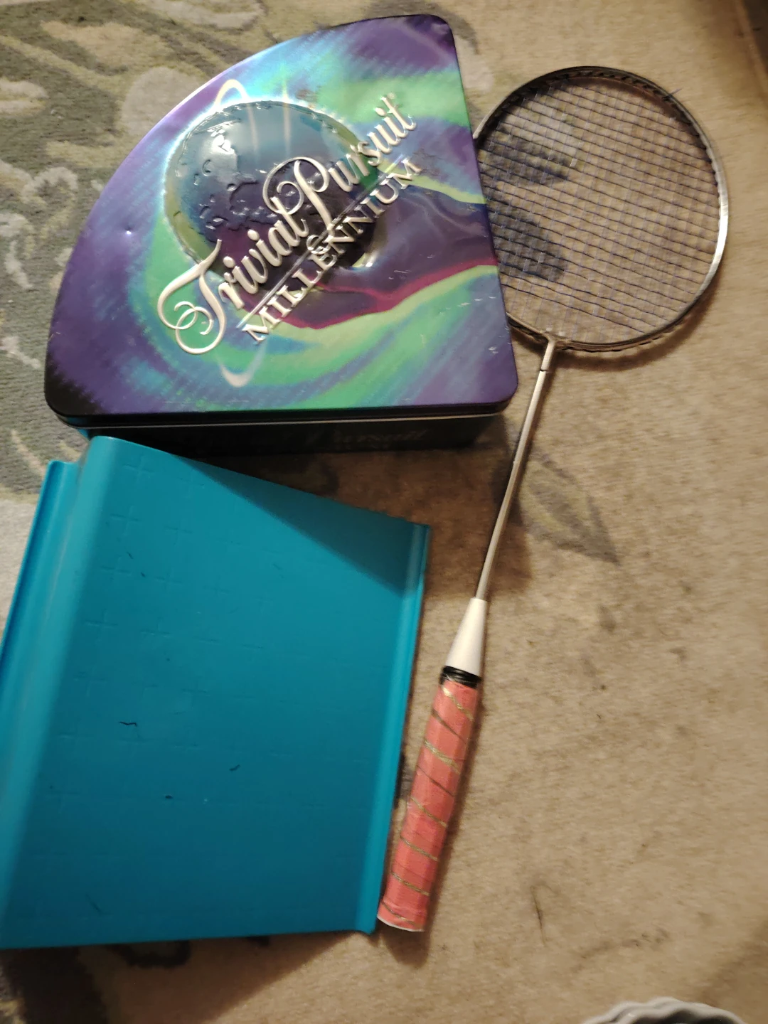 Trivial Pursuit Millennium Edition Board Game & Badminton Racket