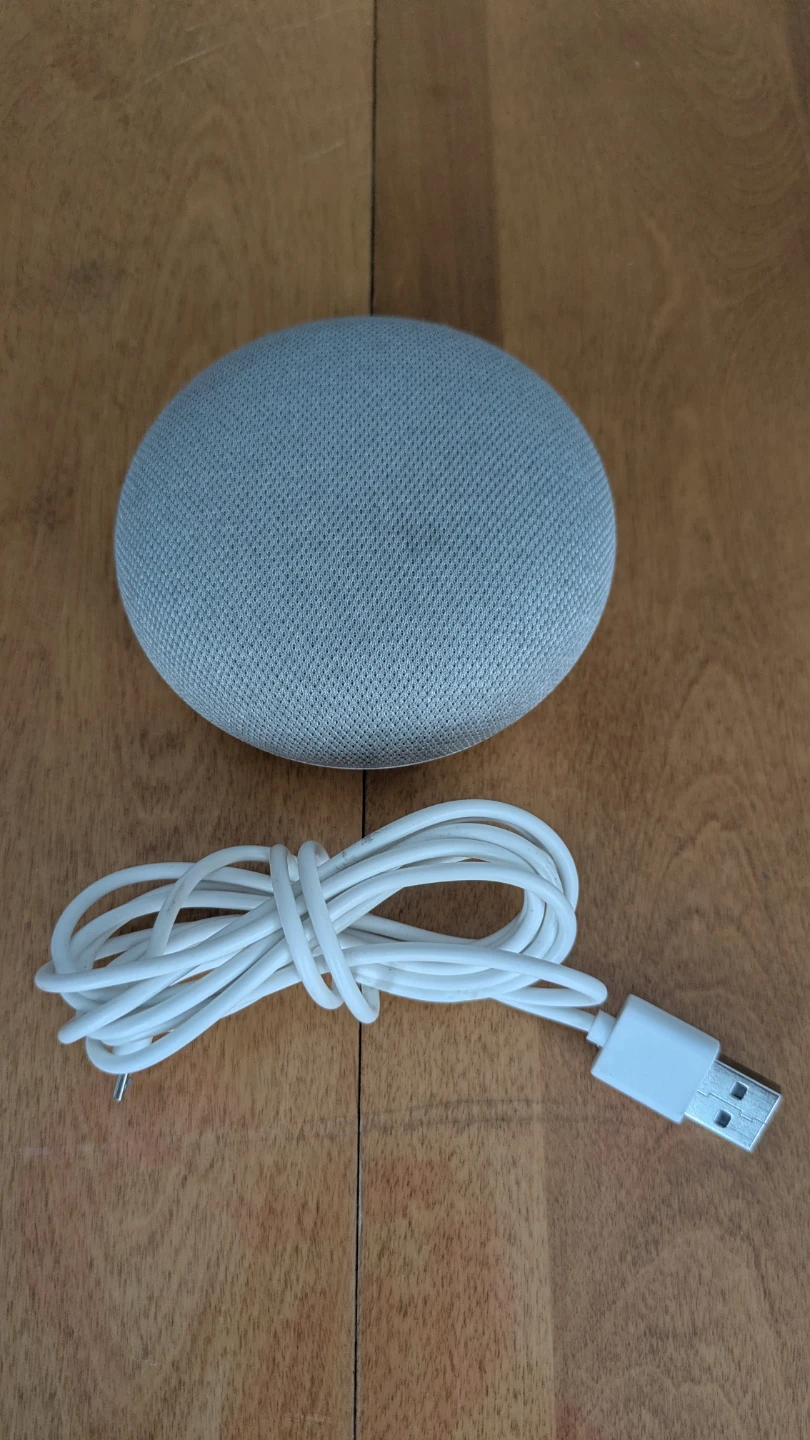 Google Nest Mini (2nd Gen) Smart Speaker - Chalk