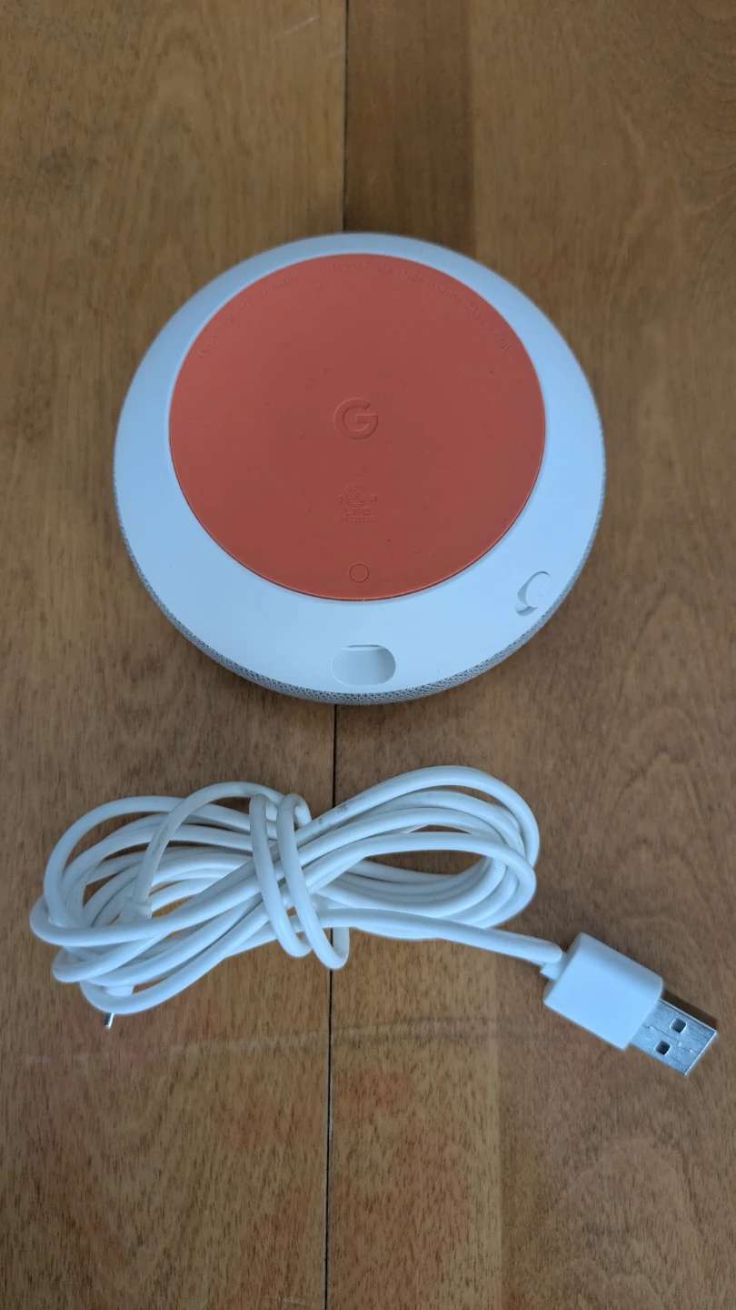 Google Nest Mini (2nd Gen) Smart Speaker - Chalk - photo 2