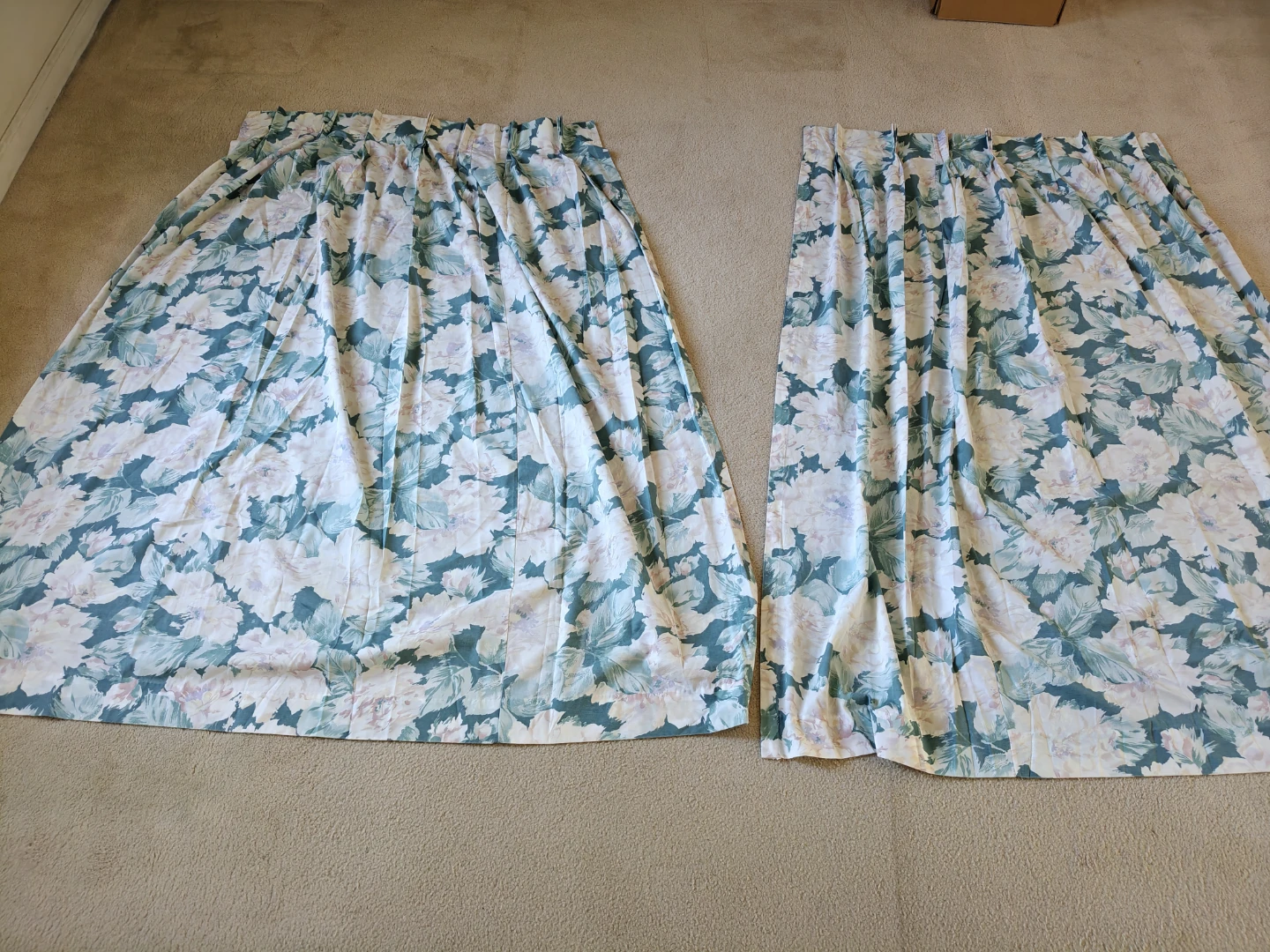 Floral Curtains - Set of 2