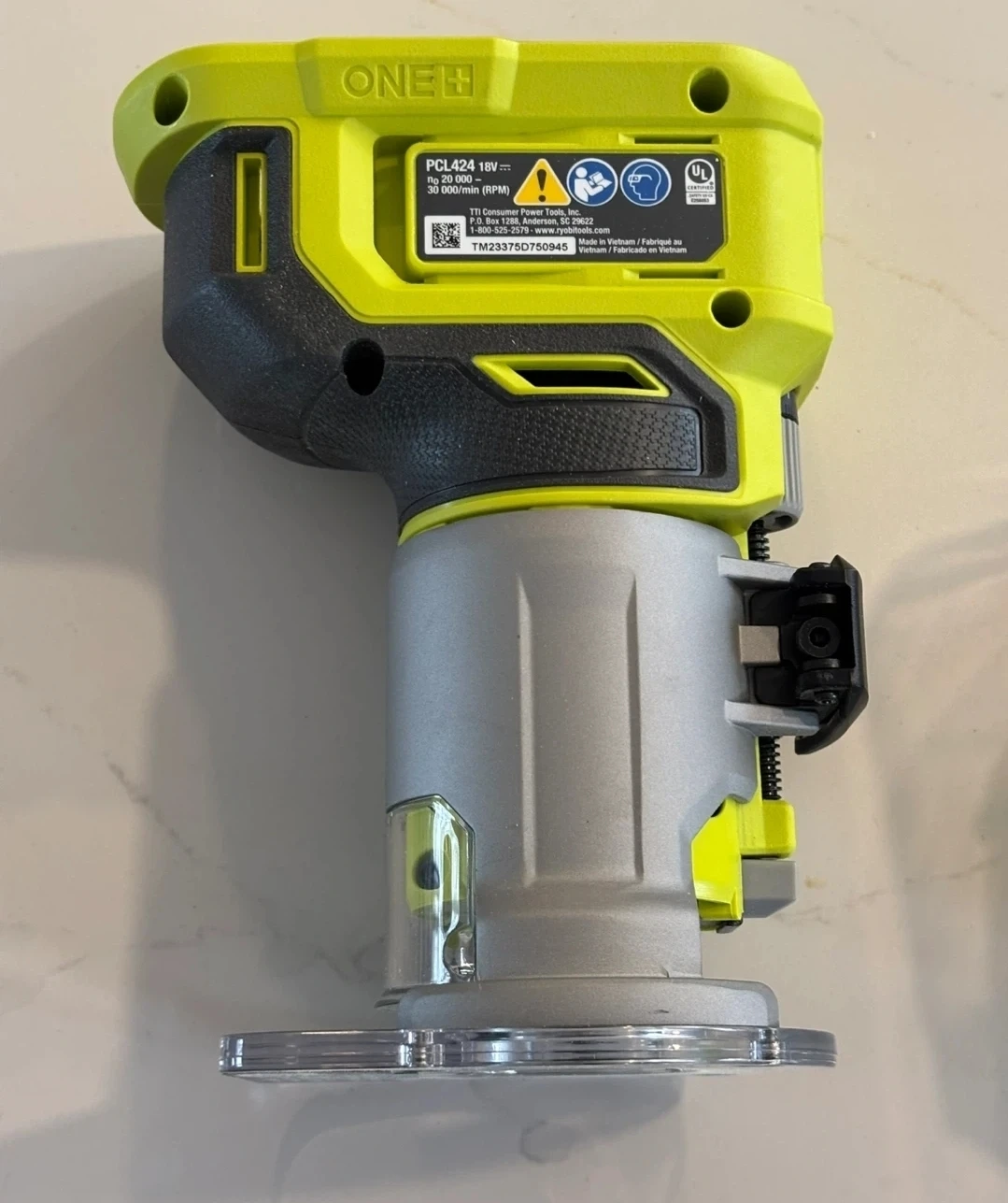 Ryobi ONE+ PCL424 18V Cordless Trim Router - photo 2