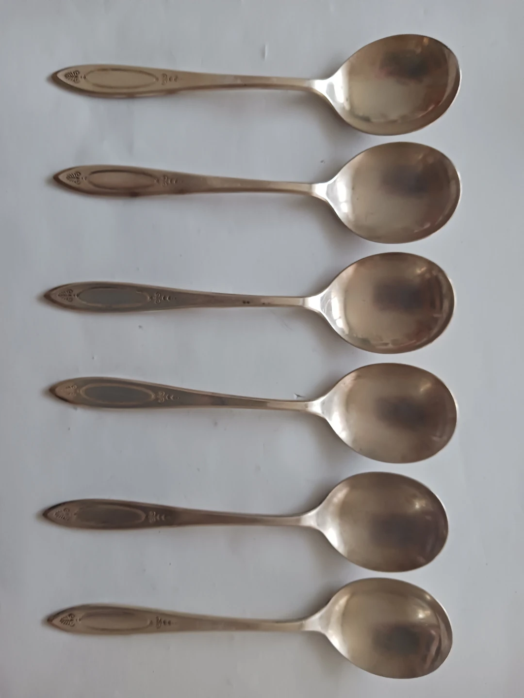 Set of 6 Silver Plated Spoons