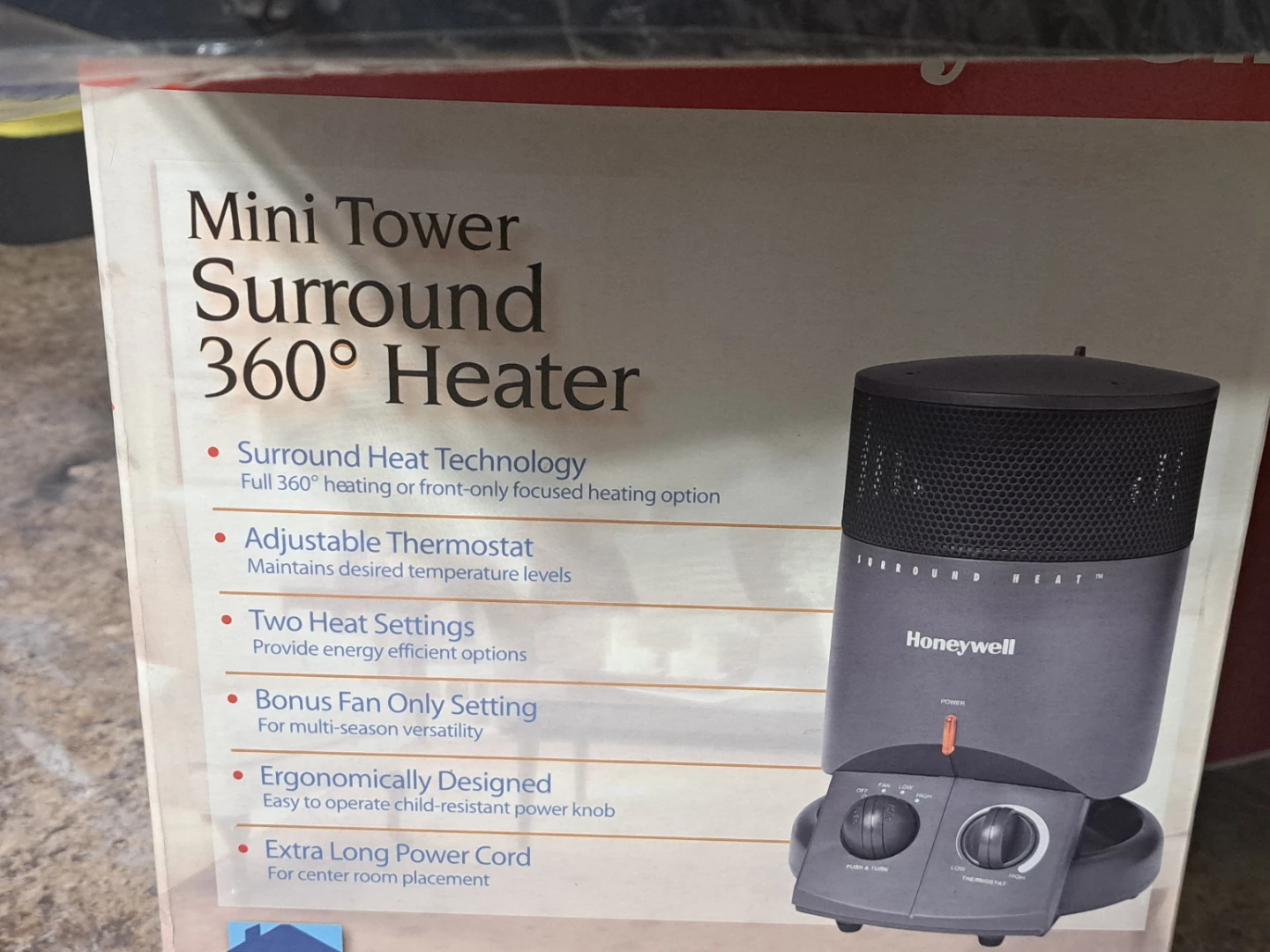 Honeywell Mini Tower Surround 360° Heater