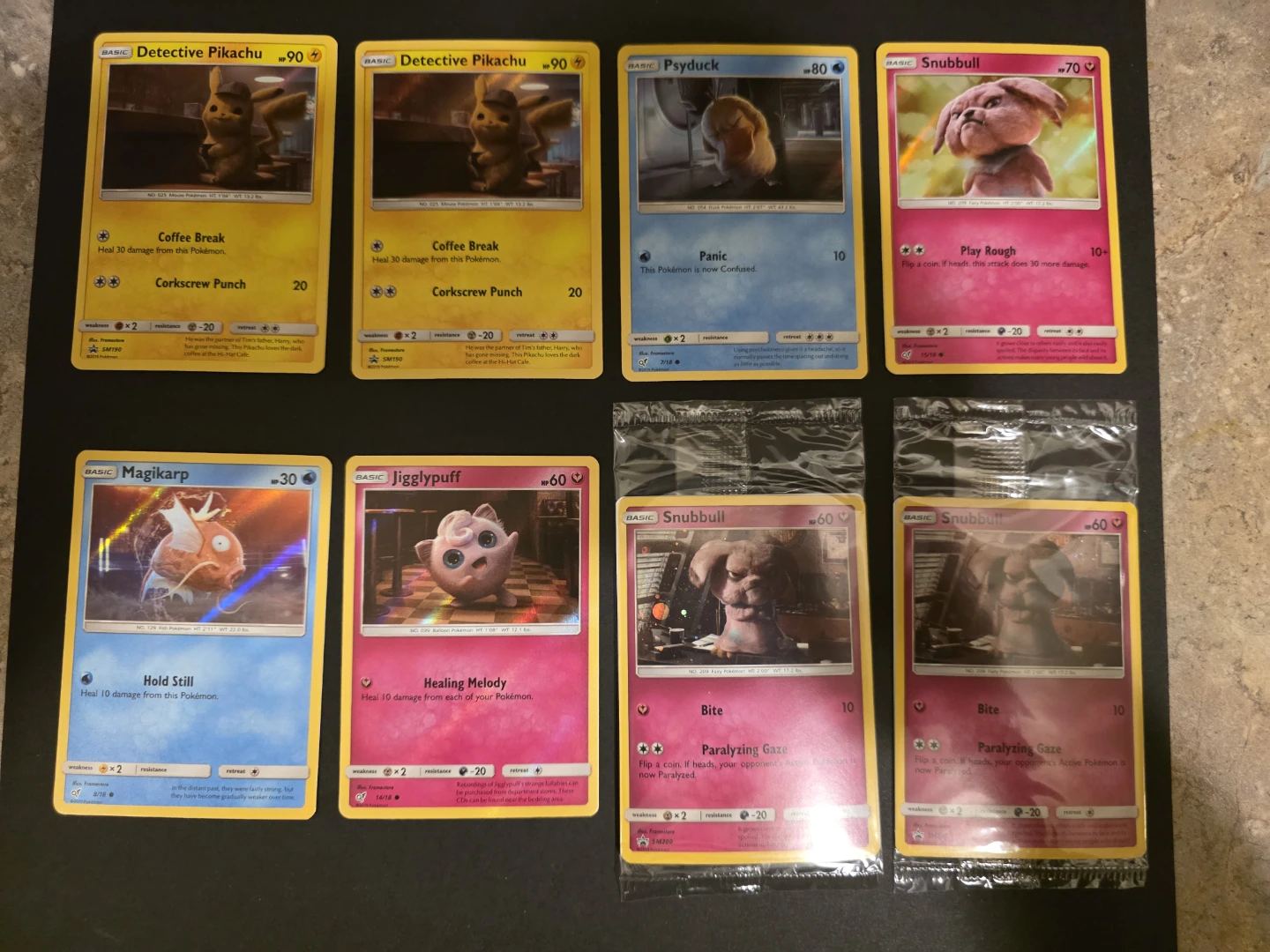 Pokémon Card Lot from Detective Pikachu Movie