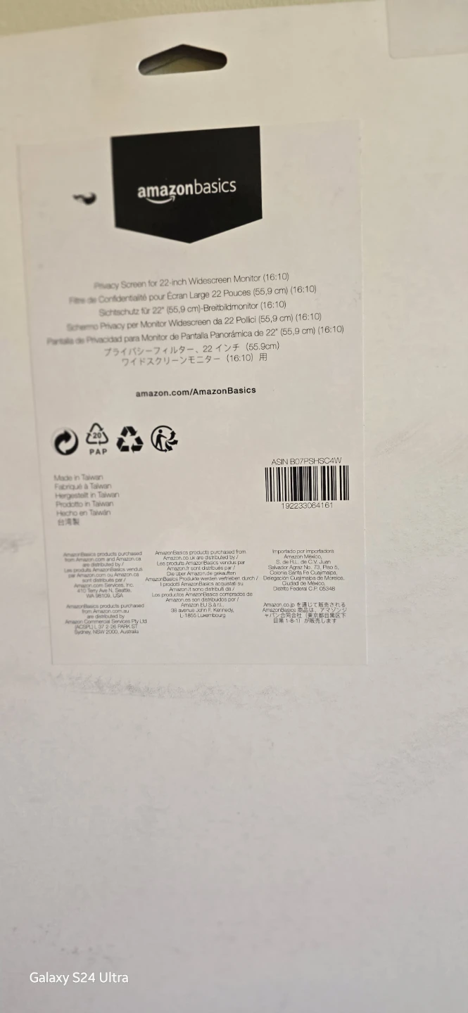 Privacy Screen Filter 22"