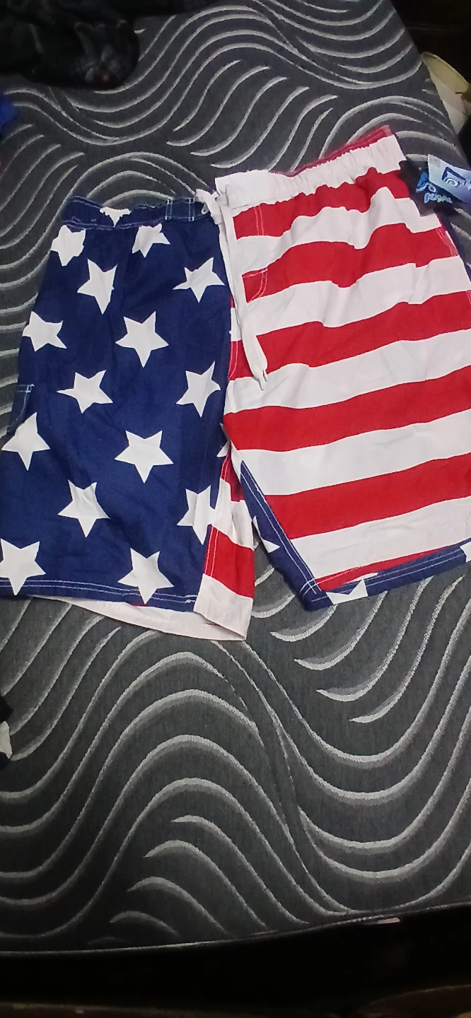 Sean John USA Flag Swim Trunks XXL