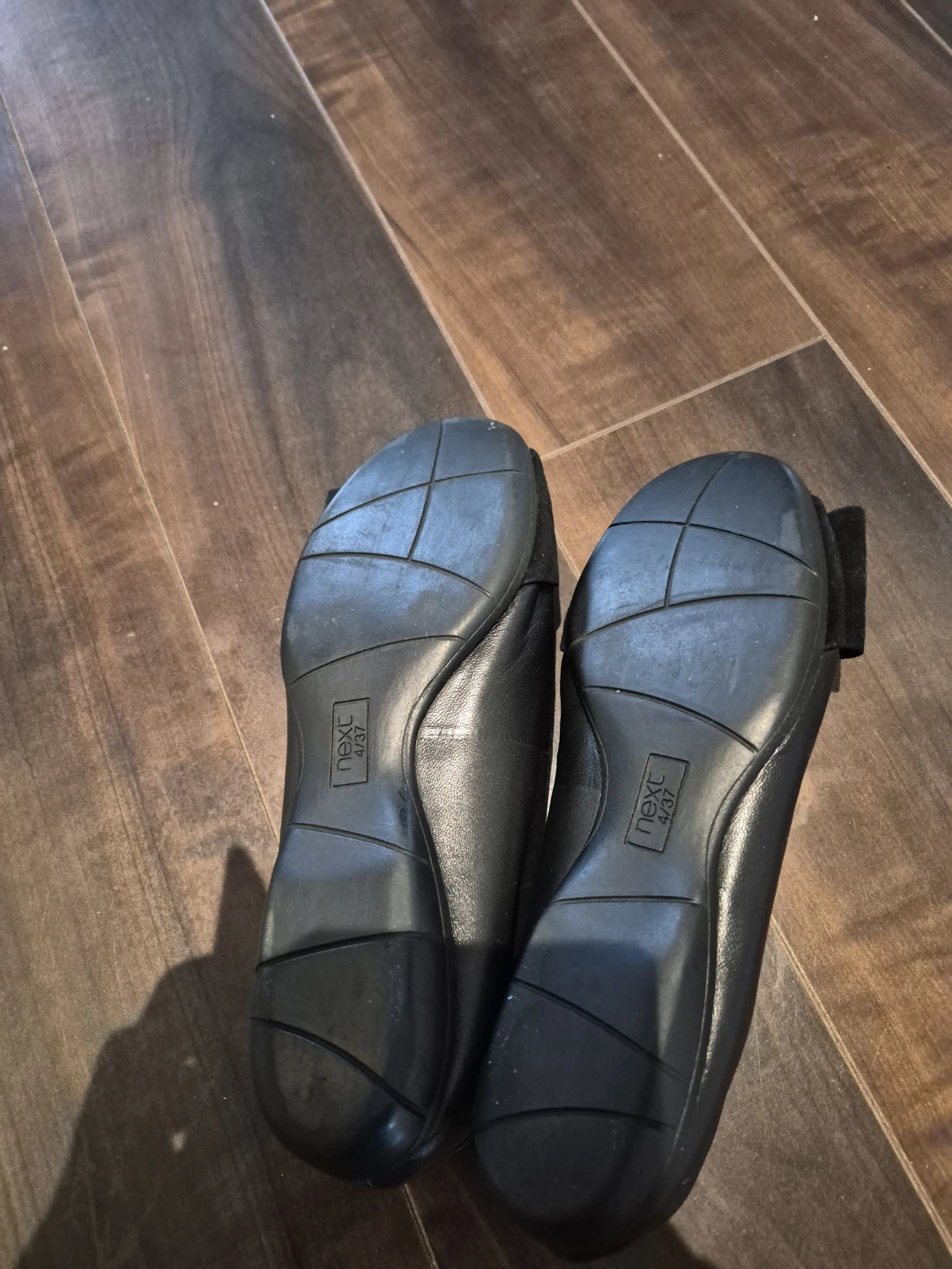 Next Black Ballet Flats Size 4/37( US SIZE 7) - photo 4