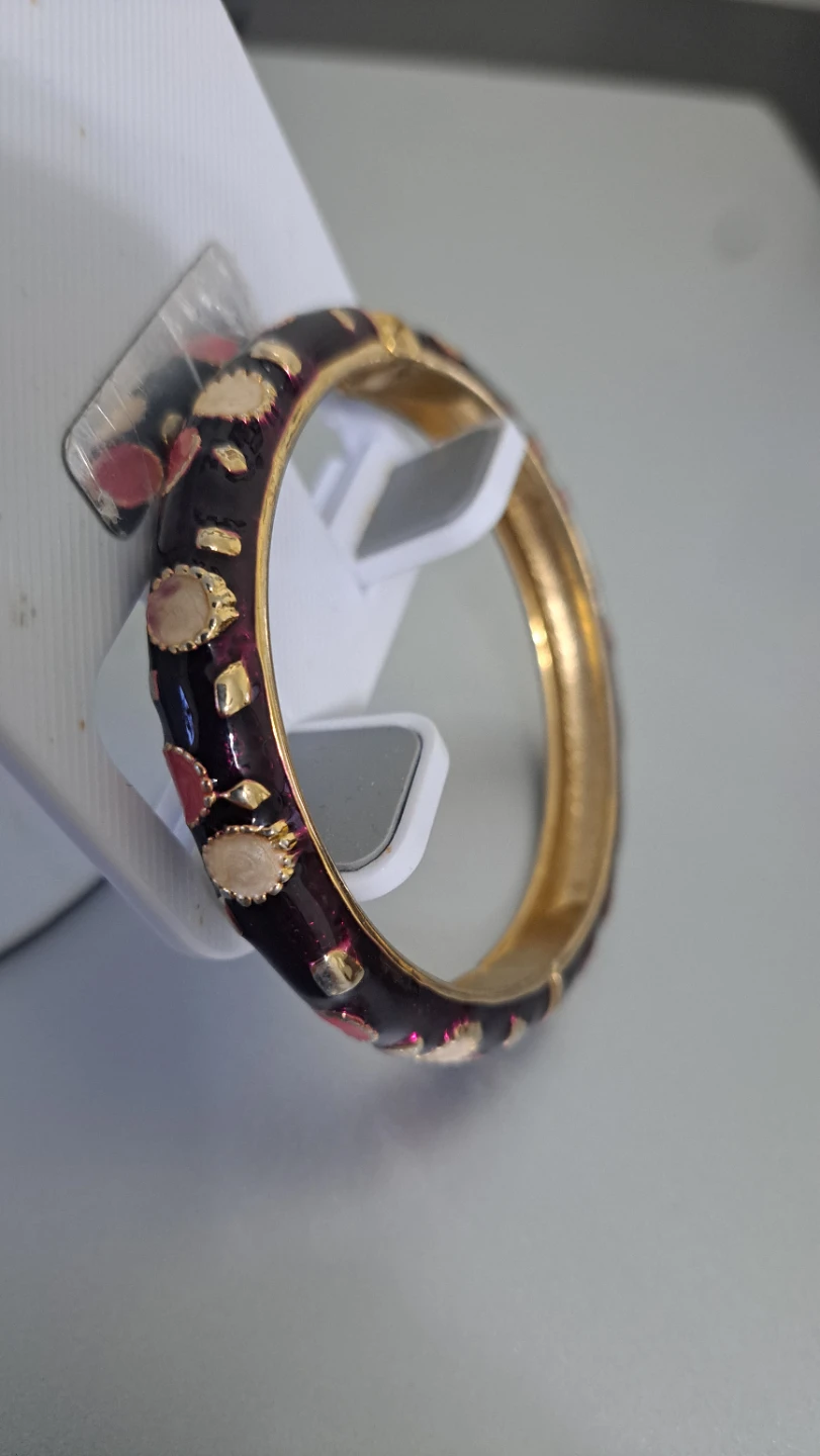 Enamelled Bangle Bracelet - photo 2