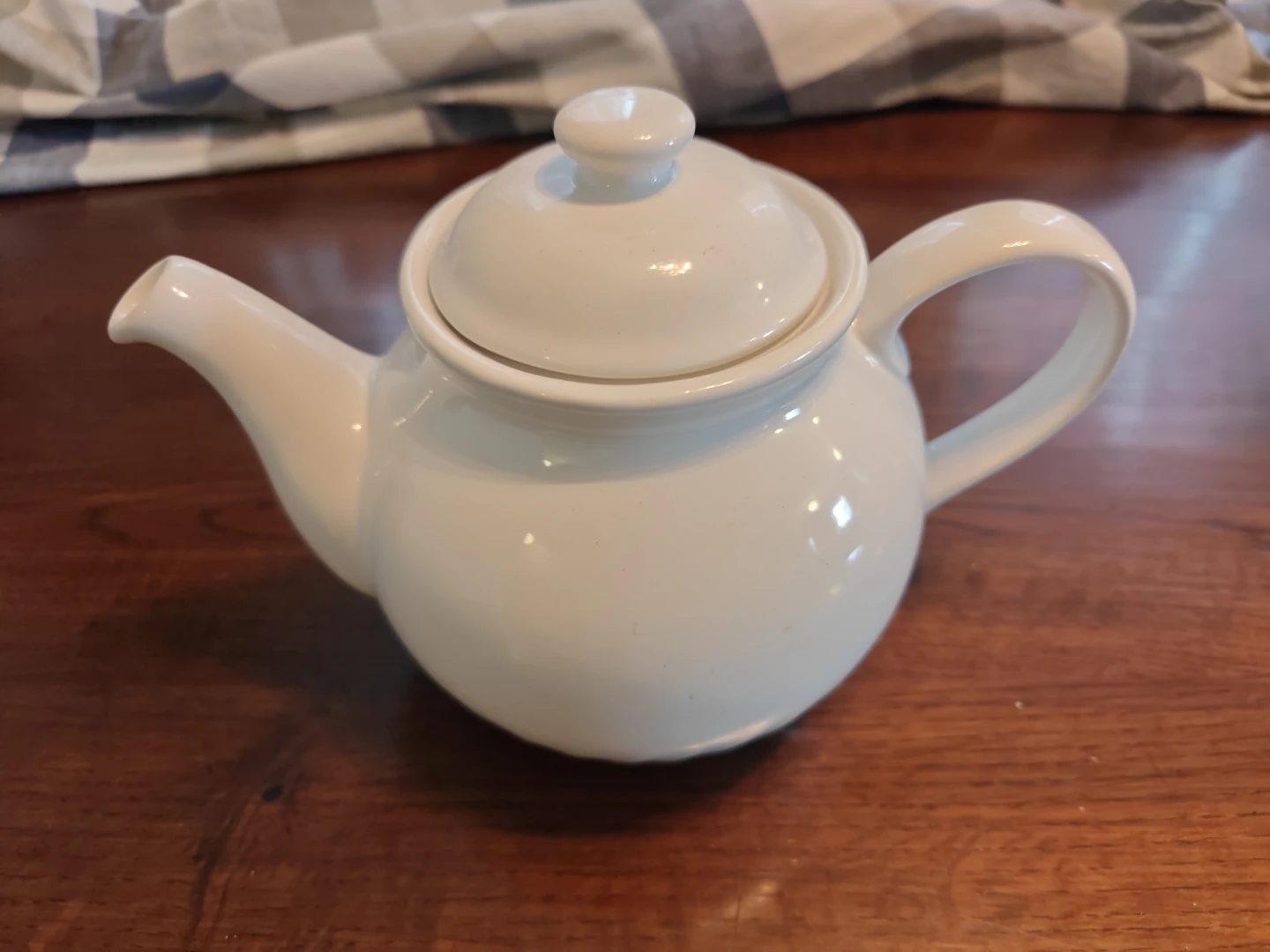 White Ceramic Teapot