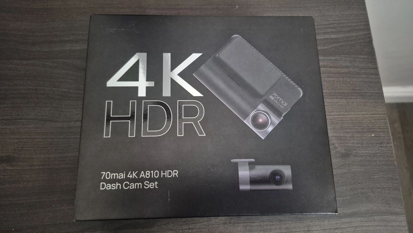 70mai 4K HDR Dash Cam A810