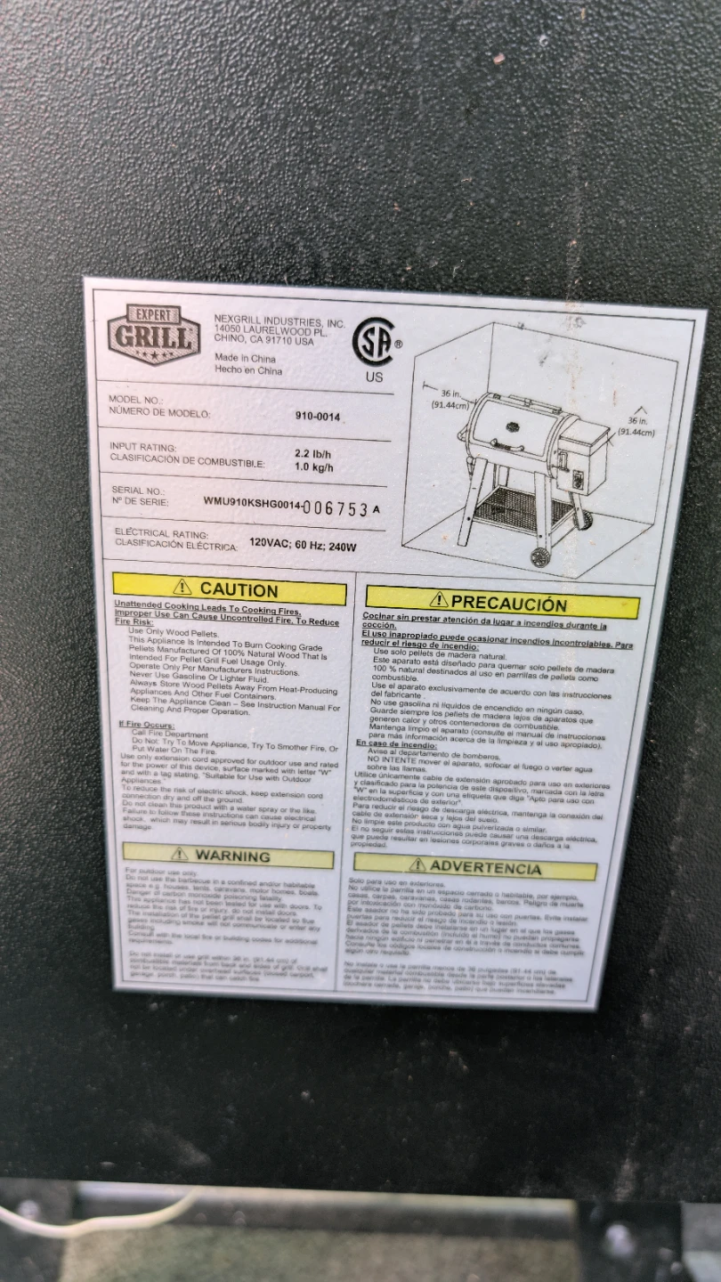 Expert Grill Pellet Smoker Grill - photo 3