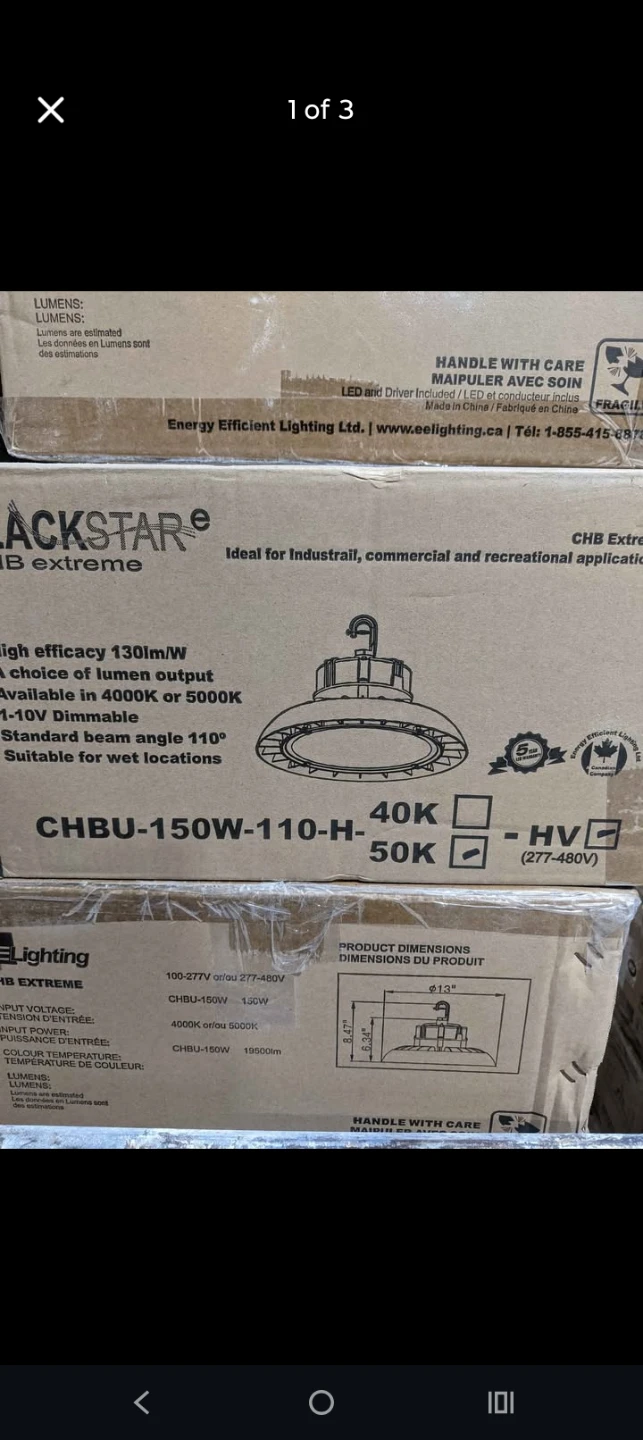 Blackstar CHBU-150W-110-H High Bay Light - photo 3