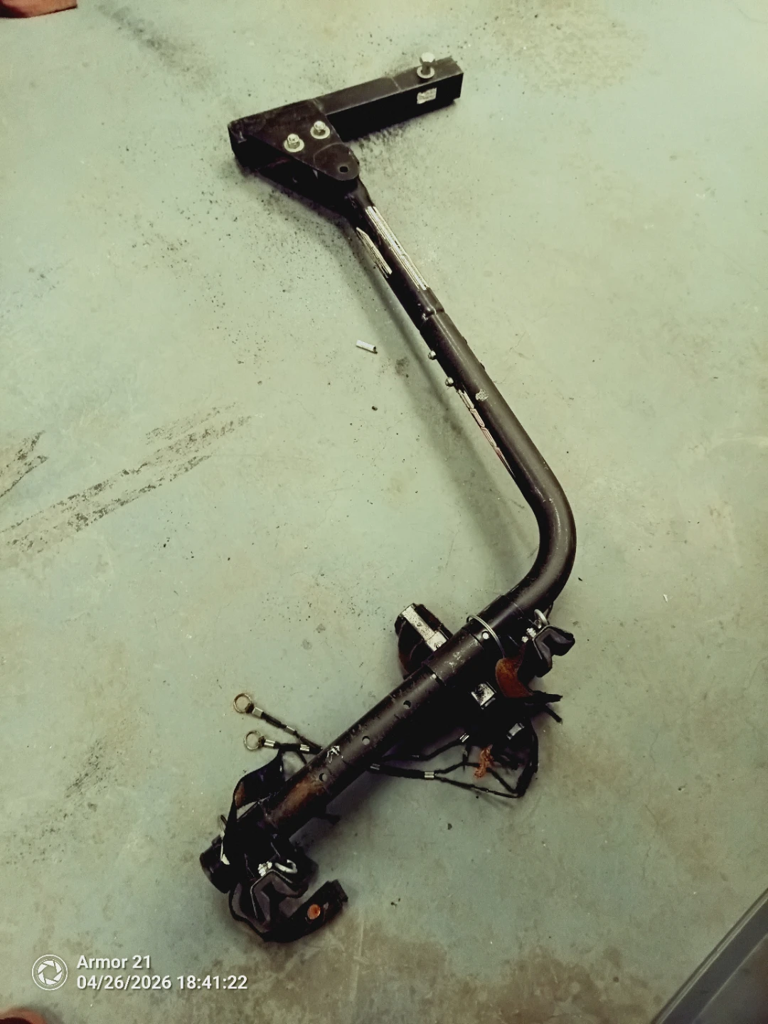 SPEX Power Sports Black Metal Hitch Mount Bicycle Carrier - photo 2