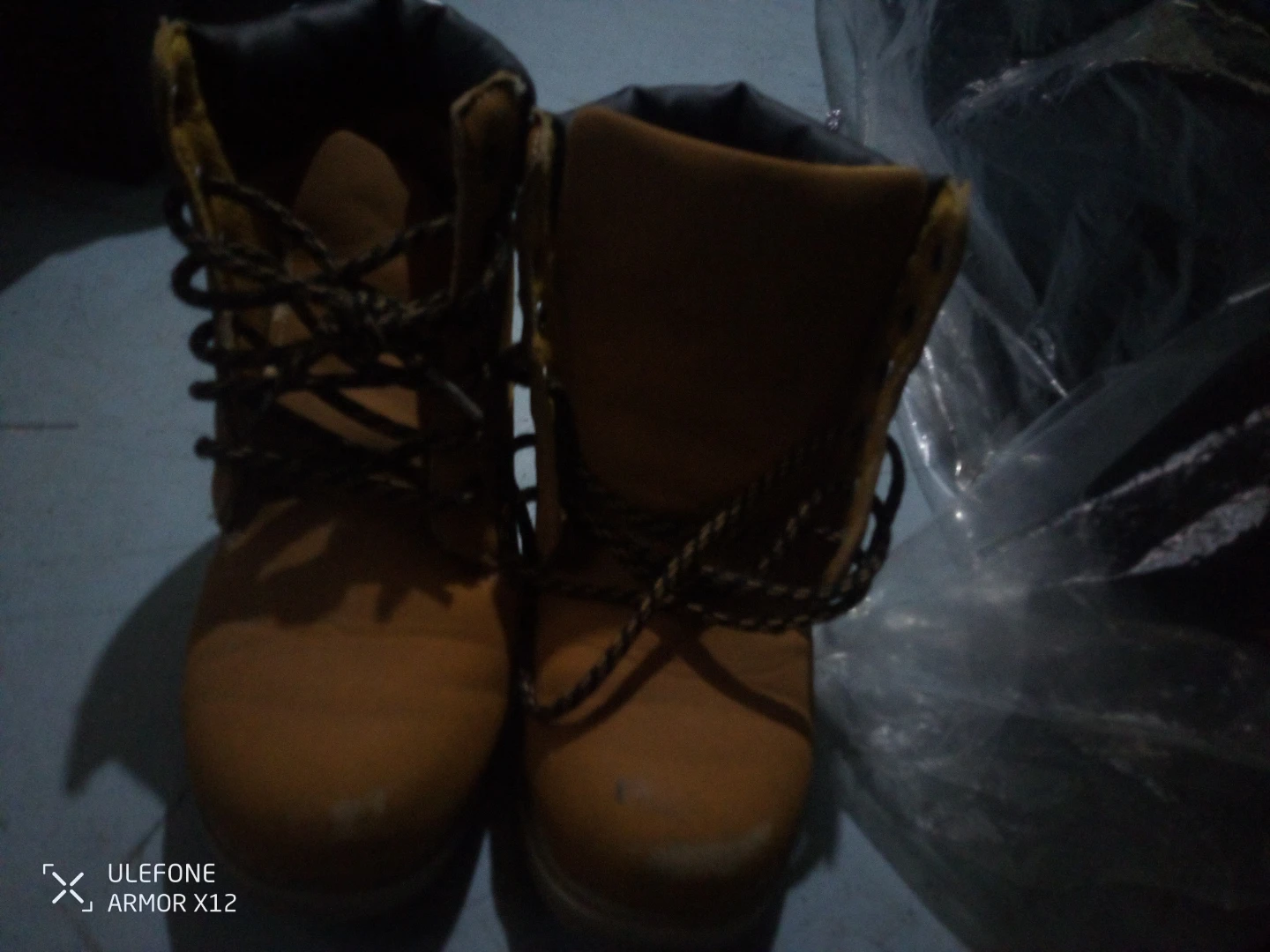 Timberland Style Work Boots - Tan for kids